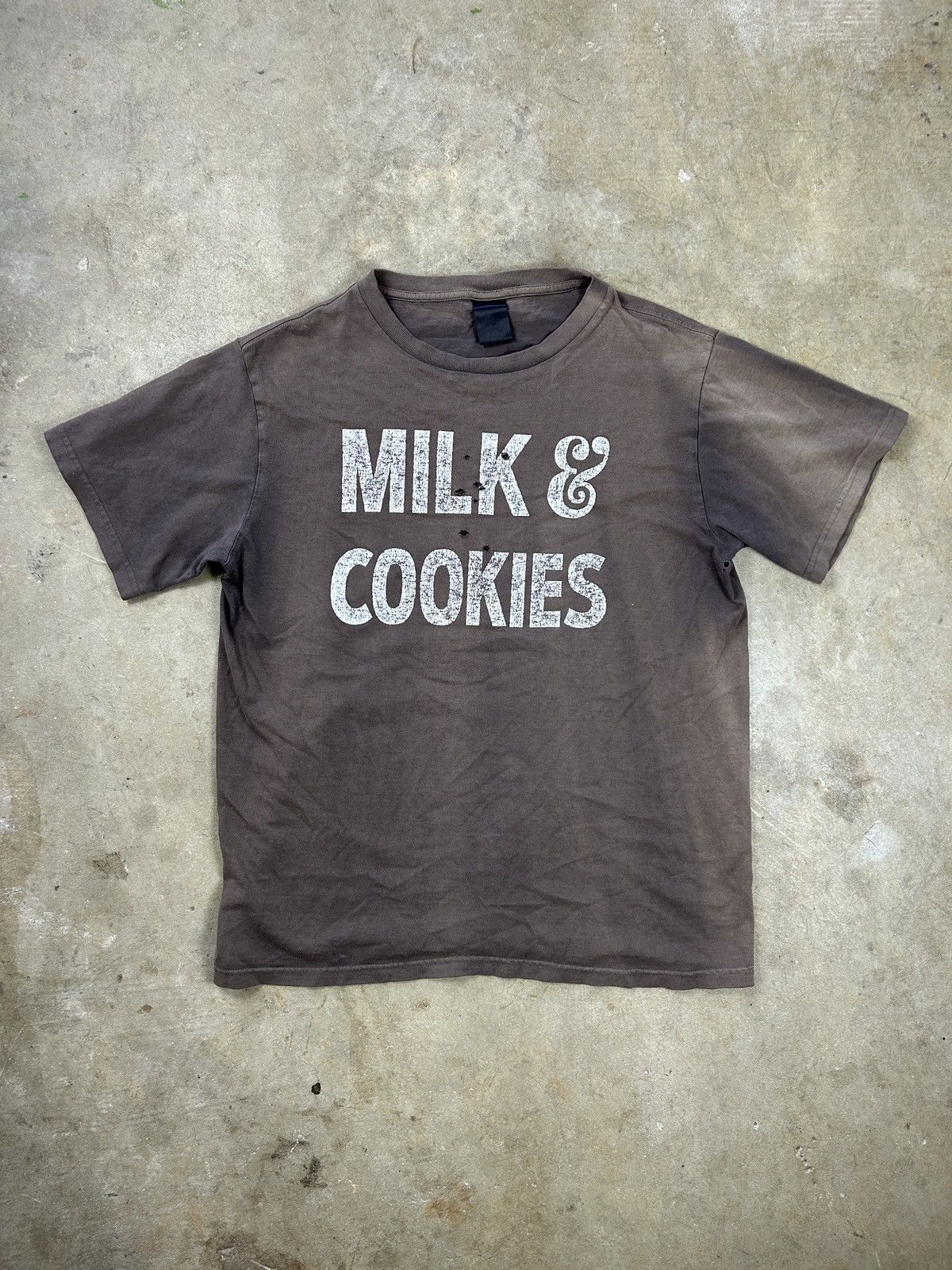 Japanese Brand × Number (N)ine number nine milk cookies tee | Grailed
