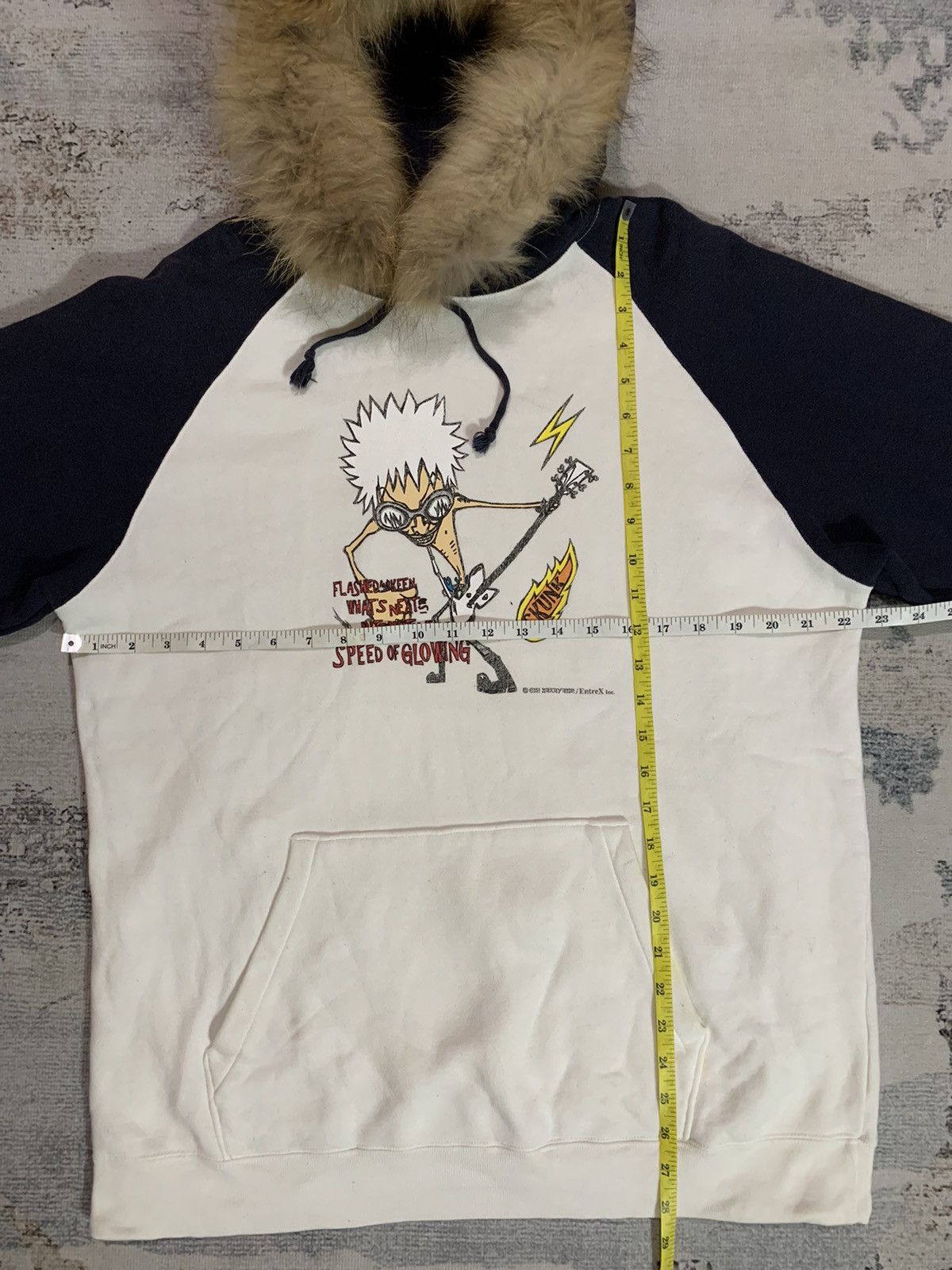 20471120 Japanese Mischievous Faux Fur Hoodie Style Beauty Beast Size US M / EU 48-50 / 2 - 7 Thumbnail