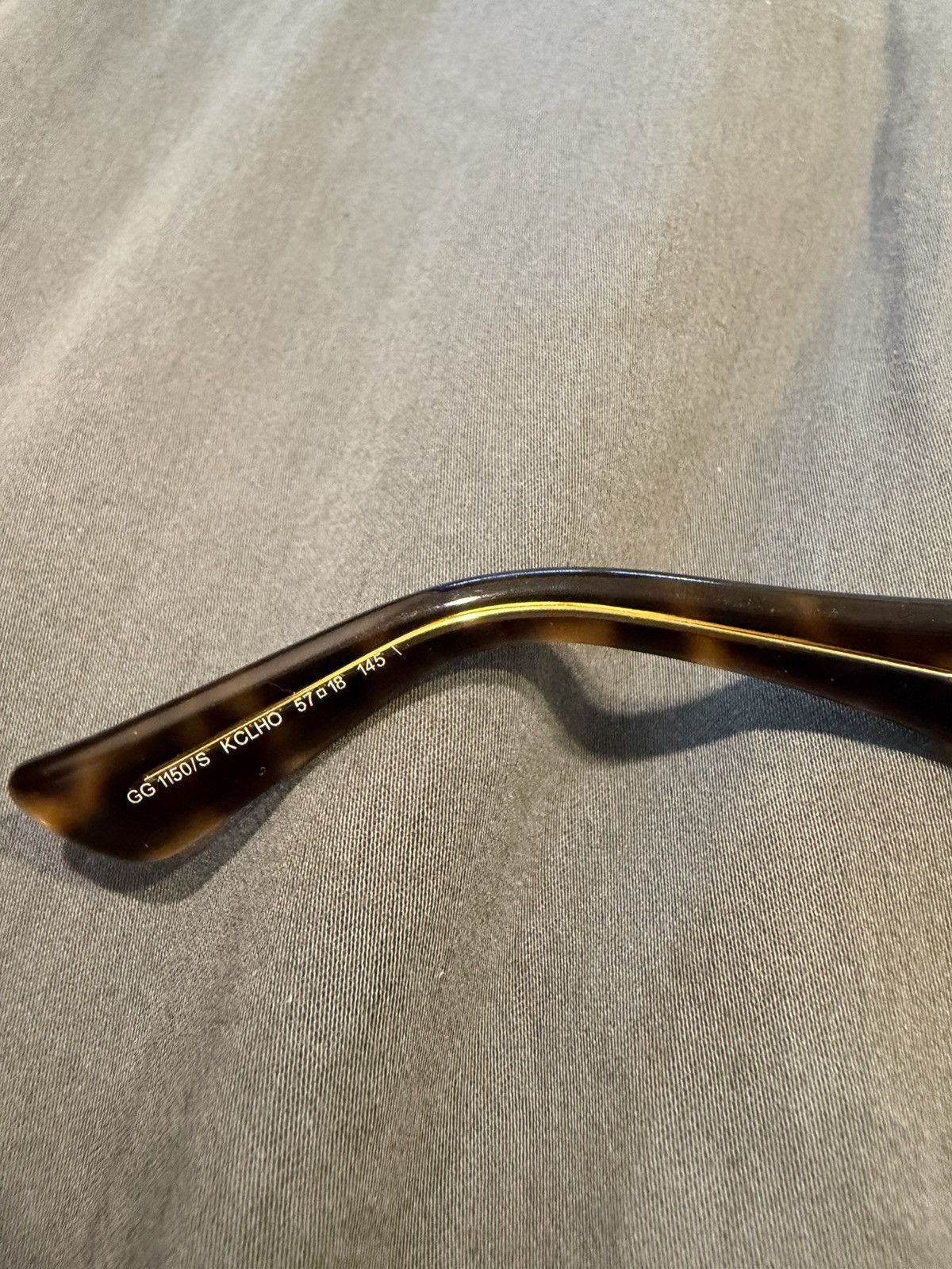Gucci GUCCI YELLOW LENS SUNGLASSES Size ONE SIZE - 4 Thumbnail