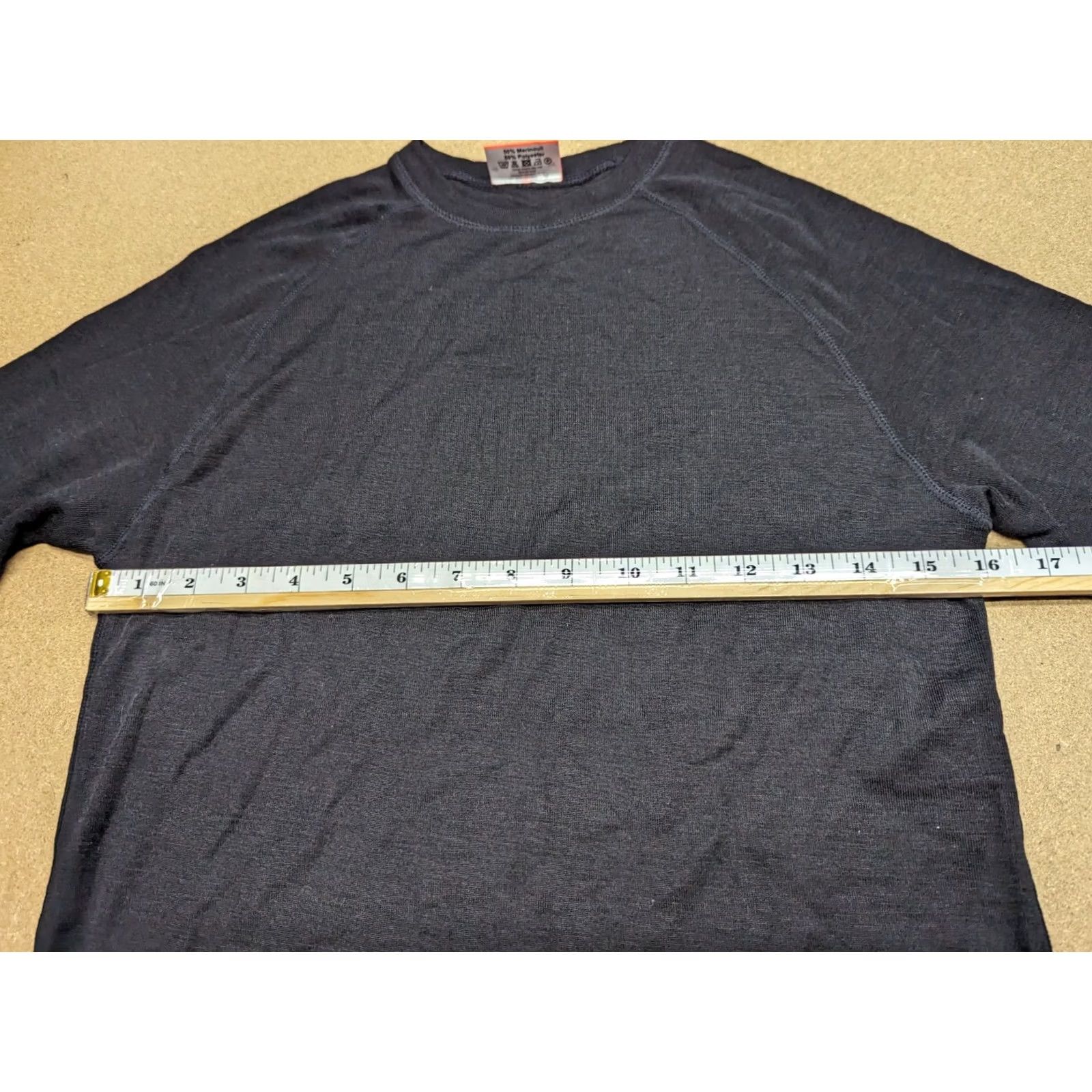 Vintage Norheim Base Layer Shirt Mens Medium Outdoor Sport Ski Wool Blend Mountain Shirt Mens Athletic Black 90s? Size US M / EU 48-50 / 2 - 5 Thumbnail