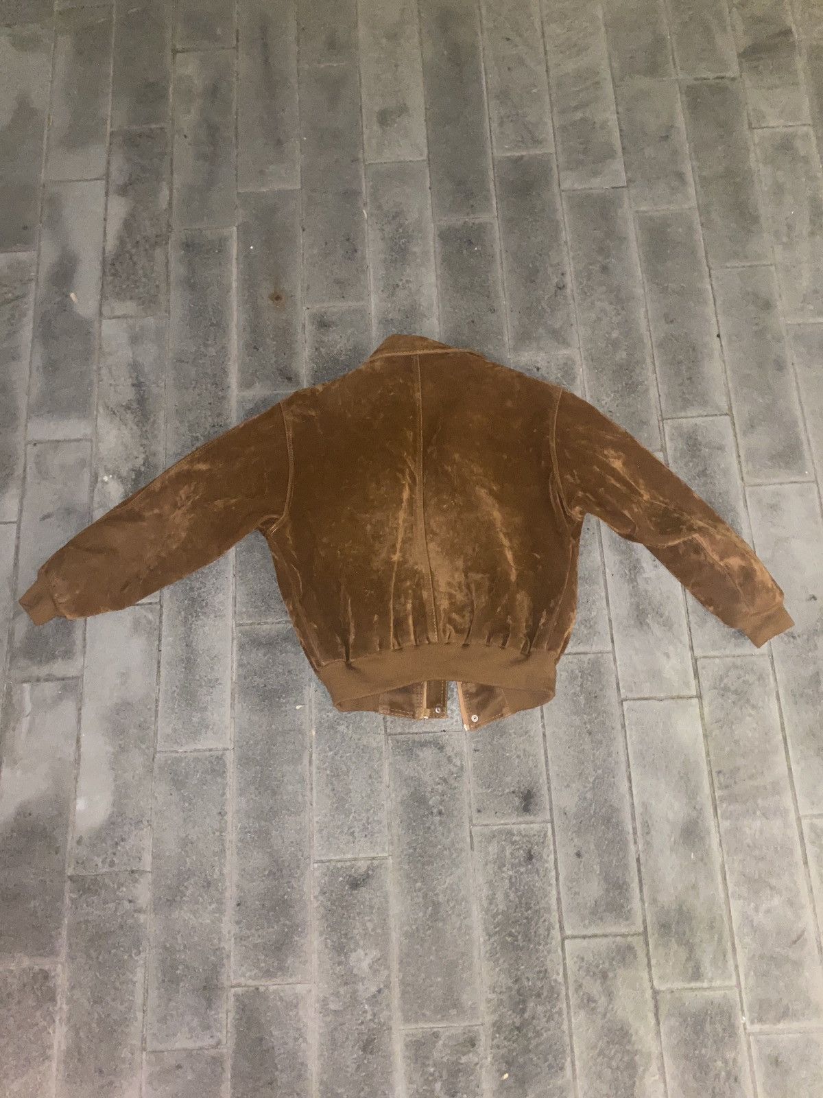 Vintage Brown Italian Reportage Leather Jacket Size US L / EU 52-54 / 3 - 2 Thumbnail