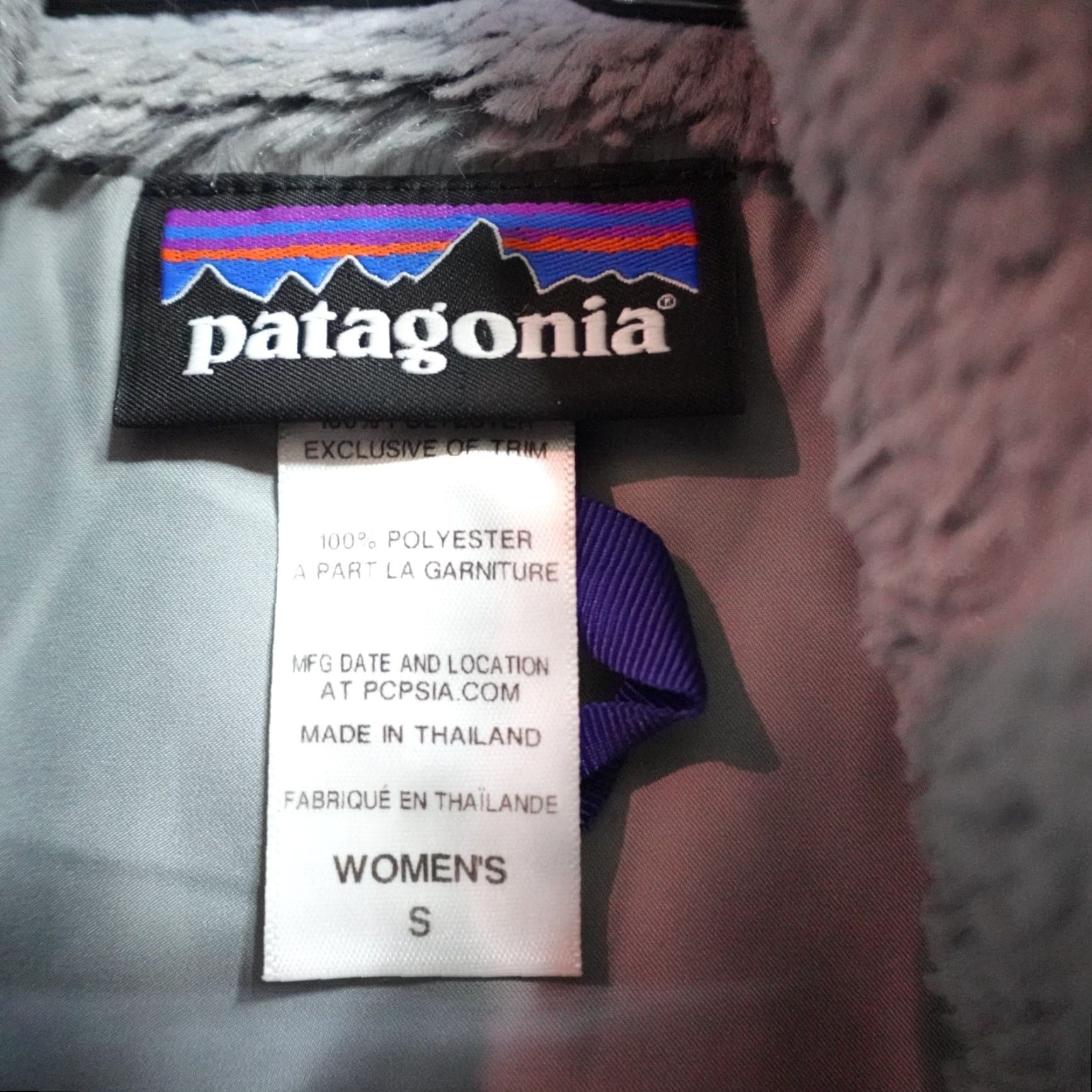 Patagonia Patagonia Vest Womens S Small Gray Retro Pelage High Pile Full Zip Size S / US 4 / IT 40 - 2 Thumbnail