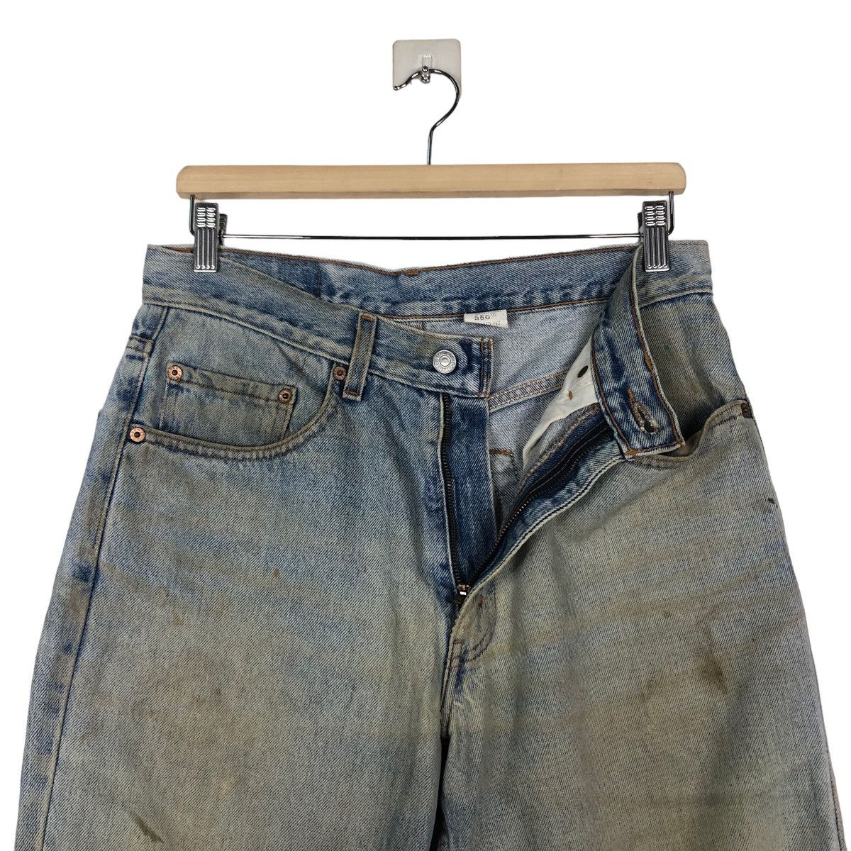 Levi's 🔥VINTAGE DENIM JEANS TROUSERS LEVI’S 550 Size US 32 / EU 48 - 17 Thumbnail