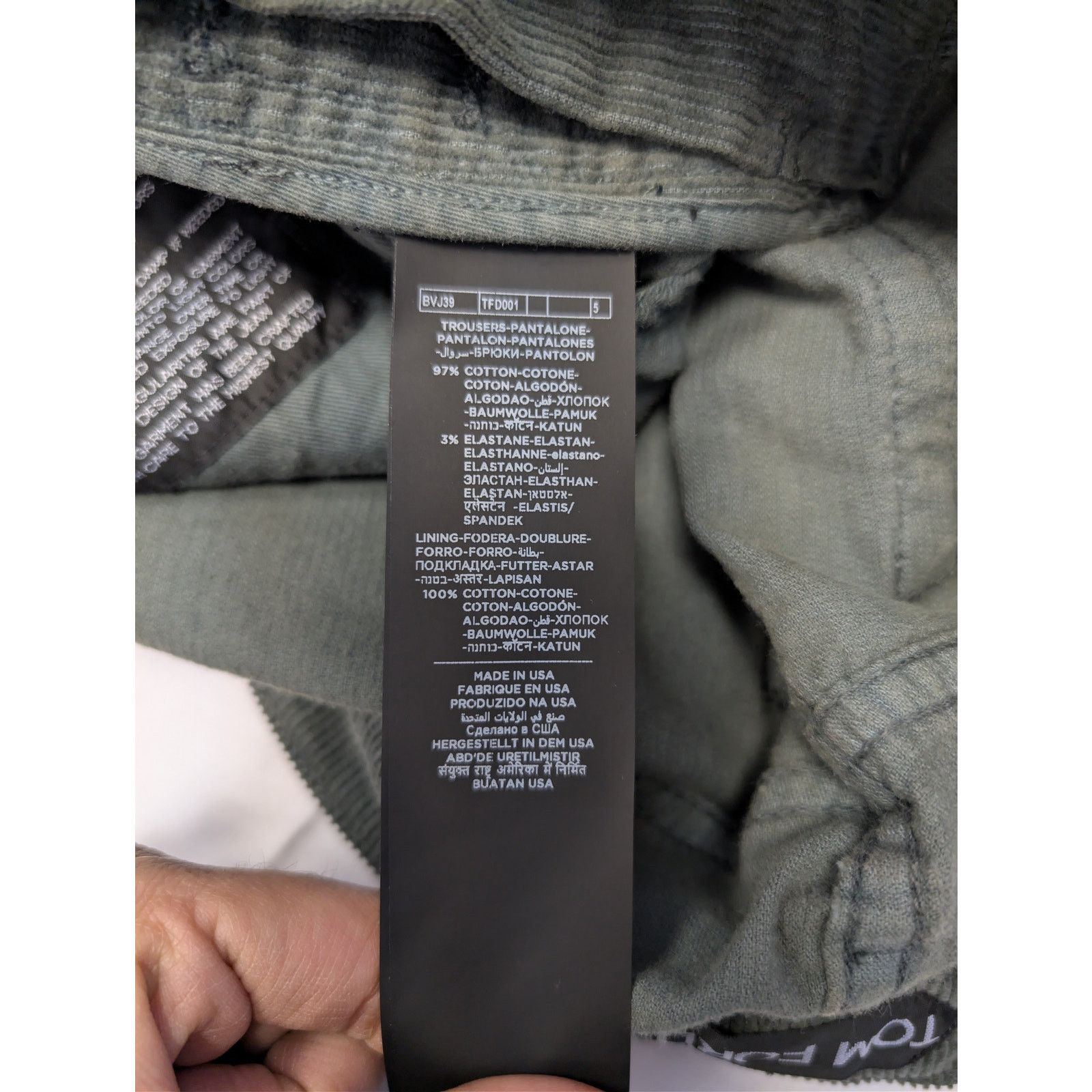 Tom Ford o1rshd1 Slim Jeans in khaki Green Size US 34 / EU 50 - 17 Thumbnail