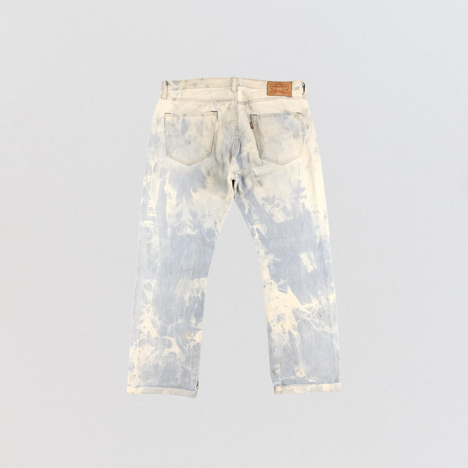 Levi's Light Wash Vintage Distress Levis 501 Jeans-JM1525 Size US 36 / EU 52 - 2 Thumbnail