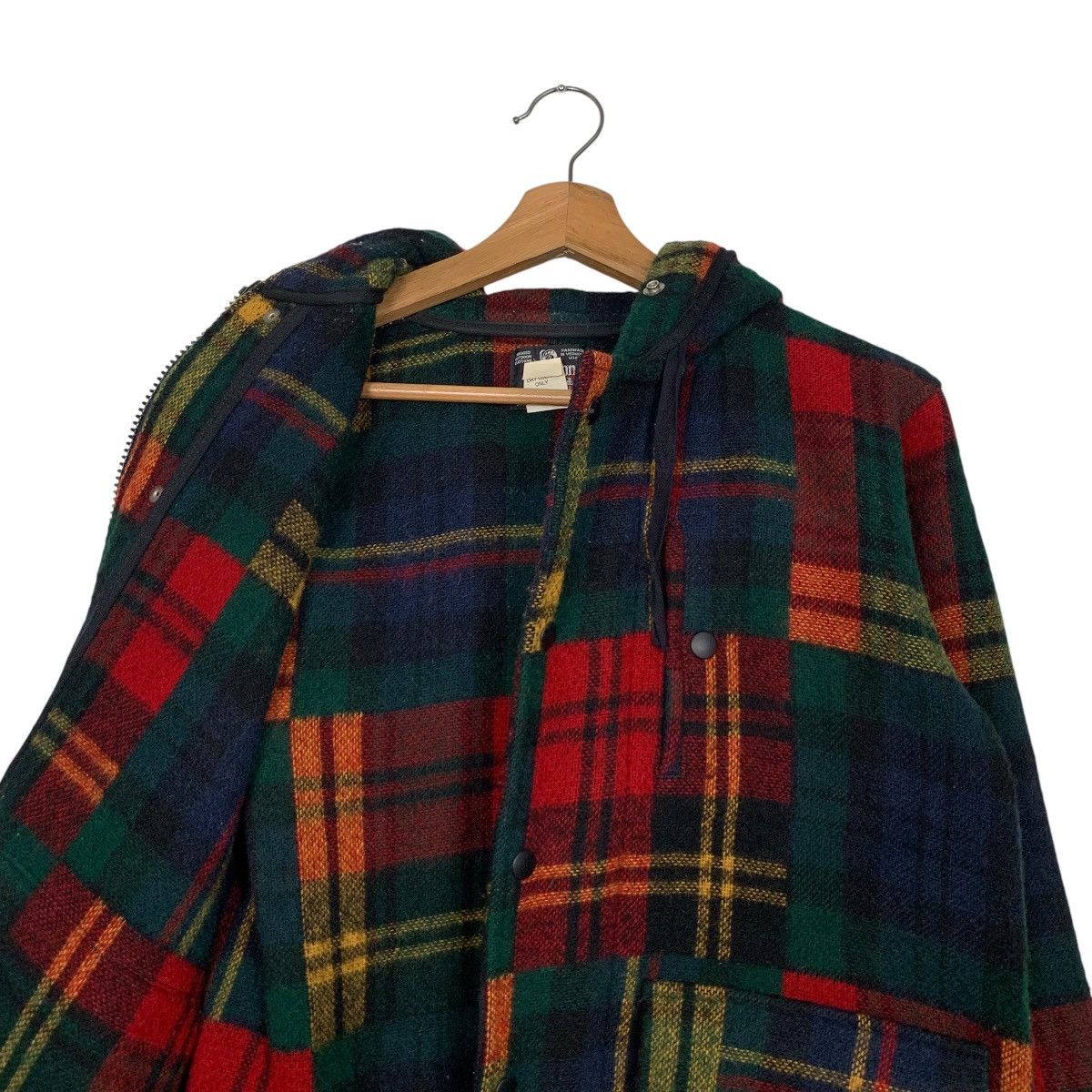 Johnson Woolen Mills Vintage 80s JOHNSON WOOLEN MILLS Plaid Wool Jacket 2704-C121 Size US M / EU 48-50 / 2 - 11 Thumbnail