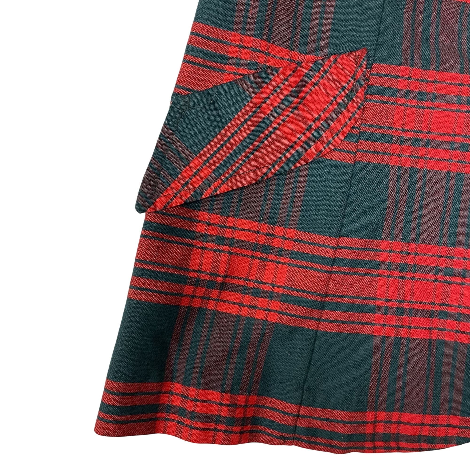 Other Vtg TARTAN CHRISTMAS Plaid Jacket Blazer Shirt M Size M / US 6-8 / IT 42-44 - 5 Thumbnail