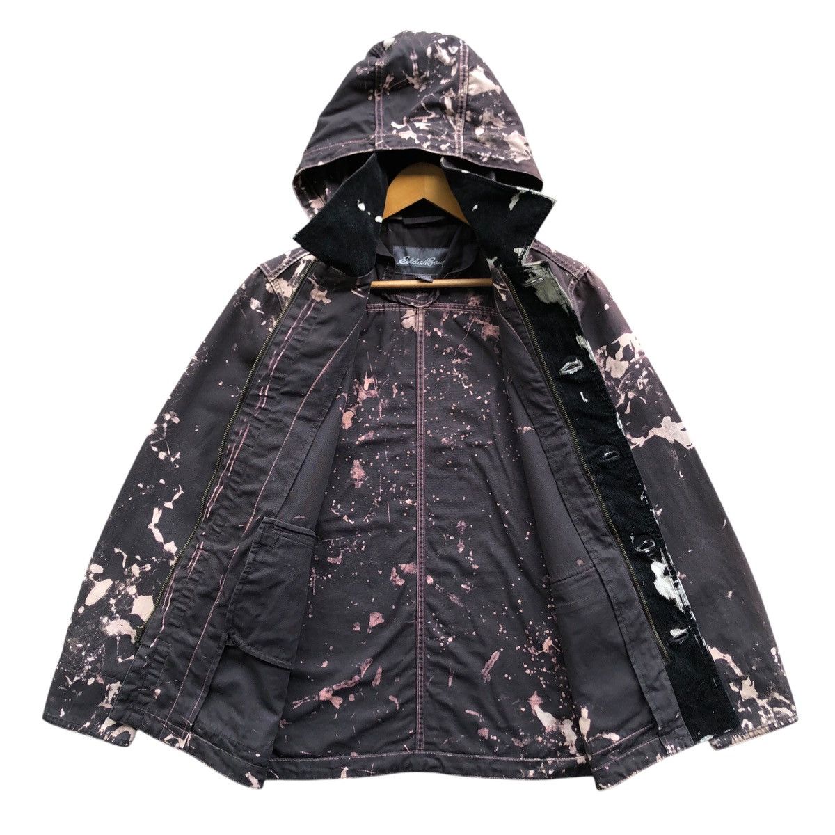 Tornado Mart 💥rare💥 2000s japanese EDDIE BAUER bleached hooded jacket Size US XS / EU 42 / 0 - 4 Thumbnail