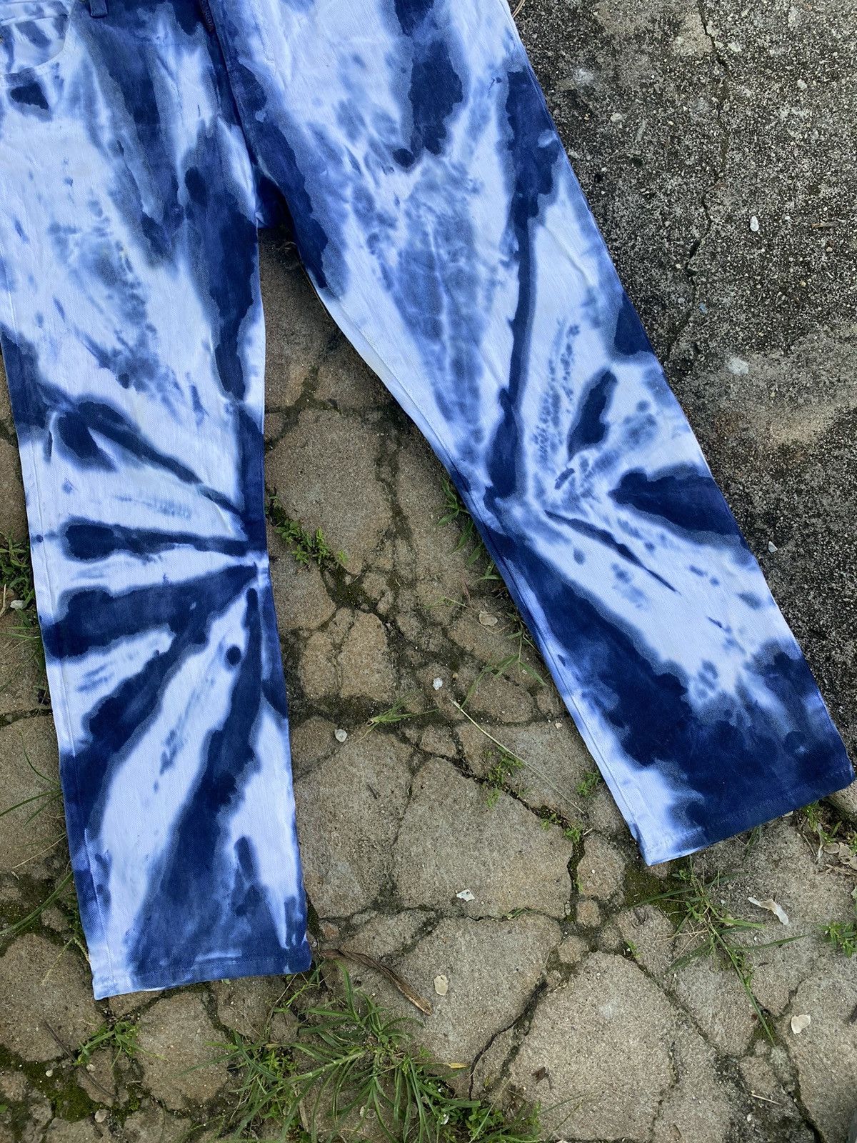 Dsquared2 🔥 Rare 🔥 Dsquared2 Tie Dye Denim Jeans Pants Size US 35 - 4 Thumbnail