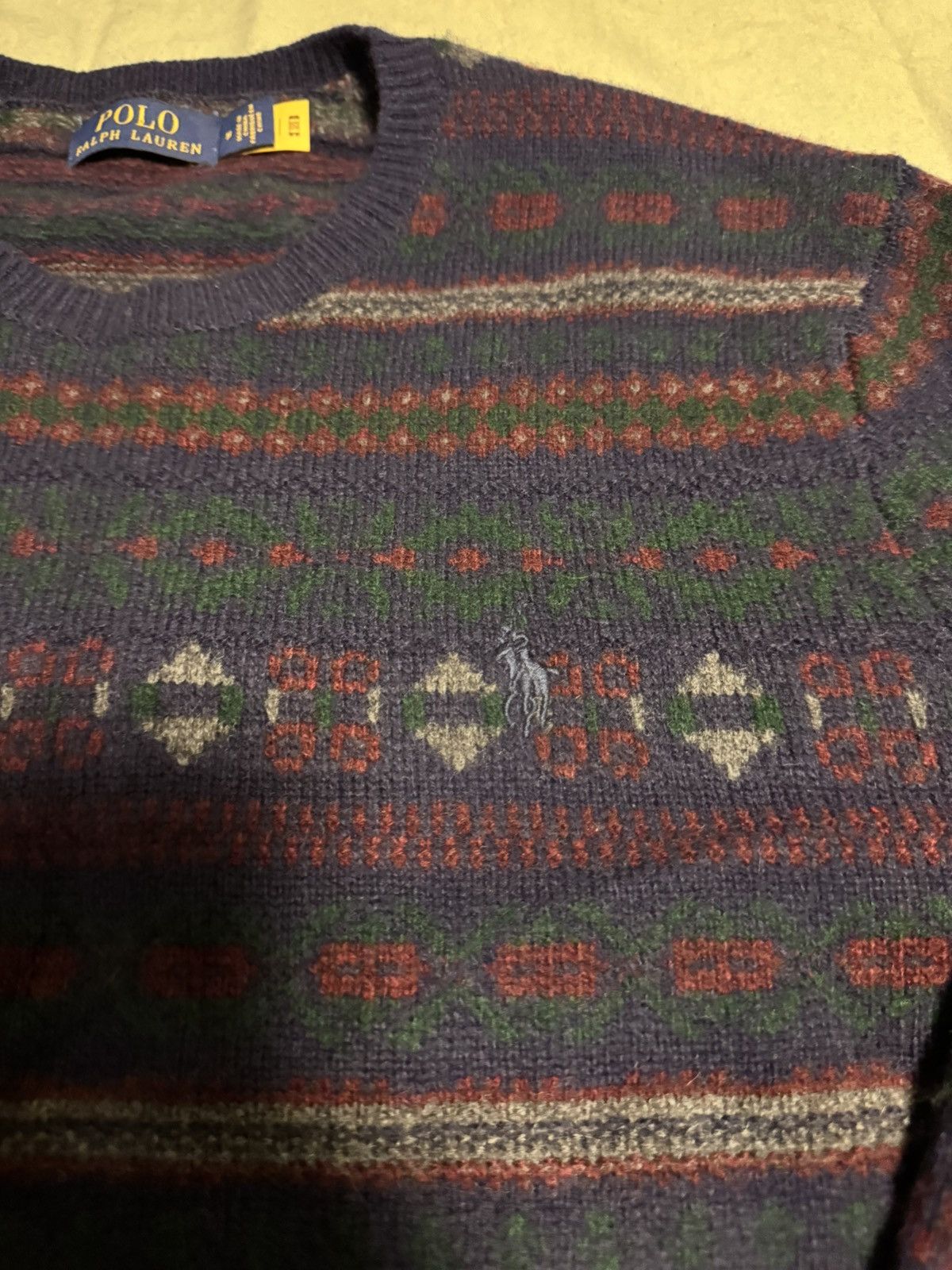 Polo Ralph Lauren Polo Ralph Lauren Size Medium Wool Fair Isle Nordic Sweater Size US M / EU 48-50 / 2 - 4 Thumbnail