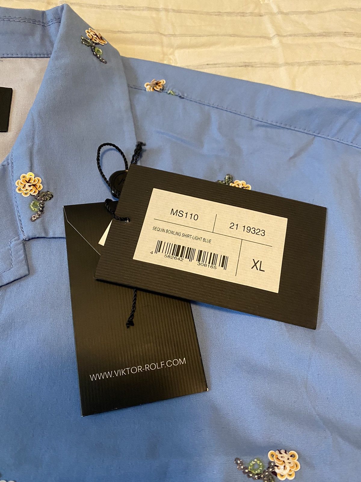 Viktor & Rolf Viktor & Rolf Mister Mister Sequin S/S Shirt XL Size US XL / EU 56 / 4 - 10 Thumbnail