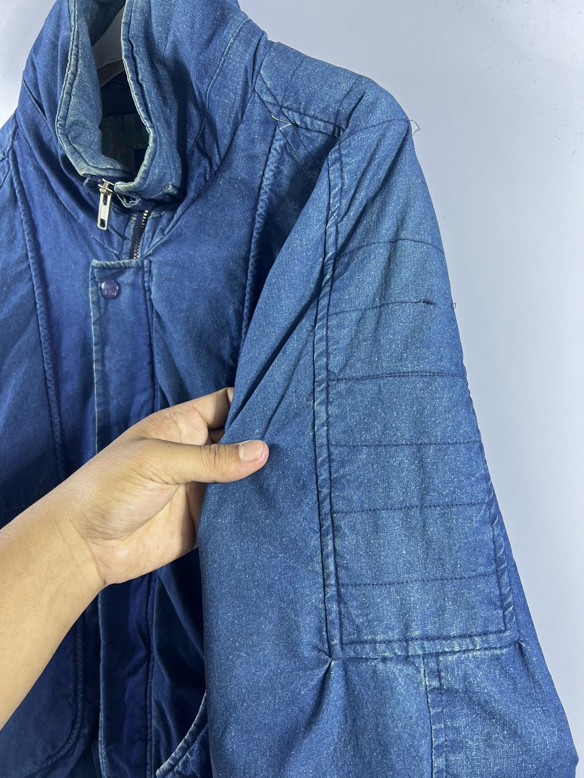 Japanese Brand 🔥 Vintage Bomber Rita Club 4042571 indigo Size US XL / EU 56 / 4 - 7 Thumbnail