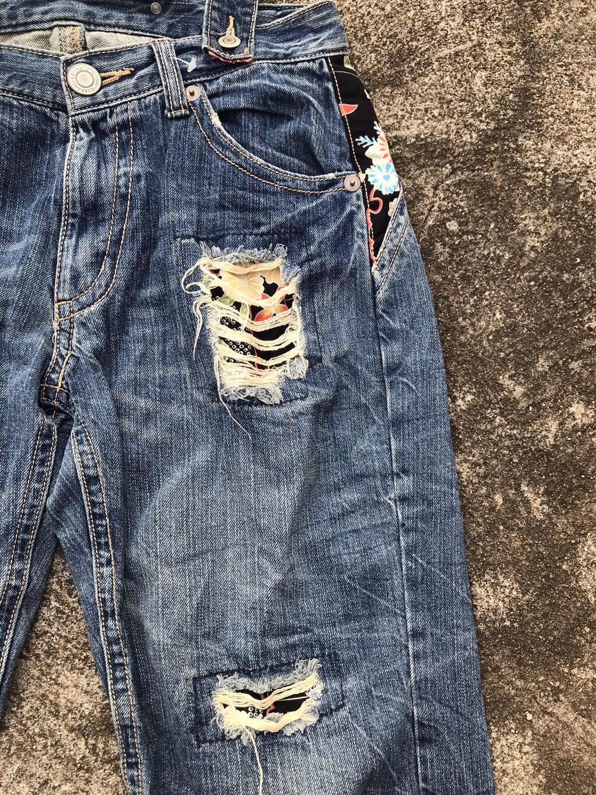 Japanese Brand Japanese Brand Jeans with Suspender Size US 31 - 6 Thumbnail