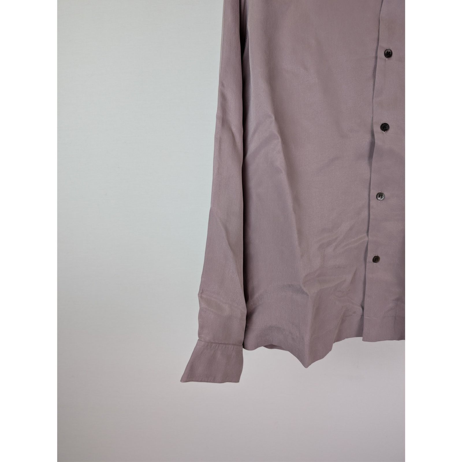 Dries Van Noten o1rshd1 Carlty 2025 Mens Woven Shirt in Lilac Size US M / EU 48-50 / 2 - 6 Thumbnail