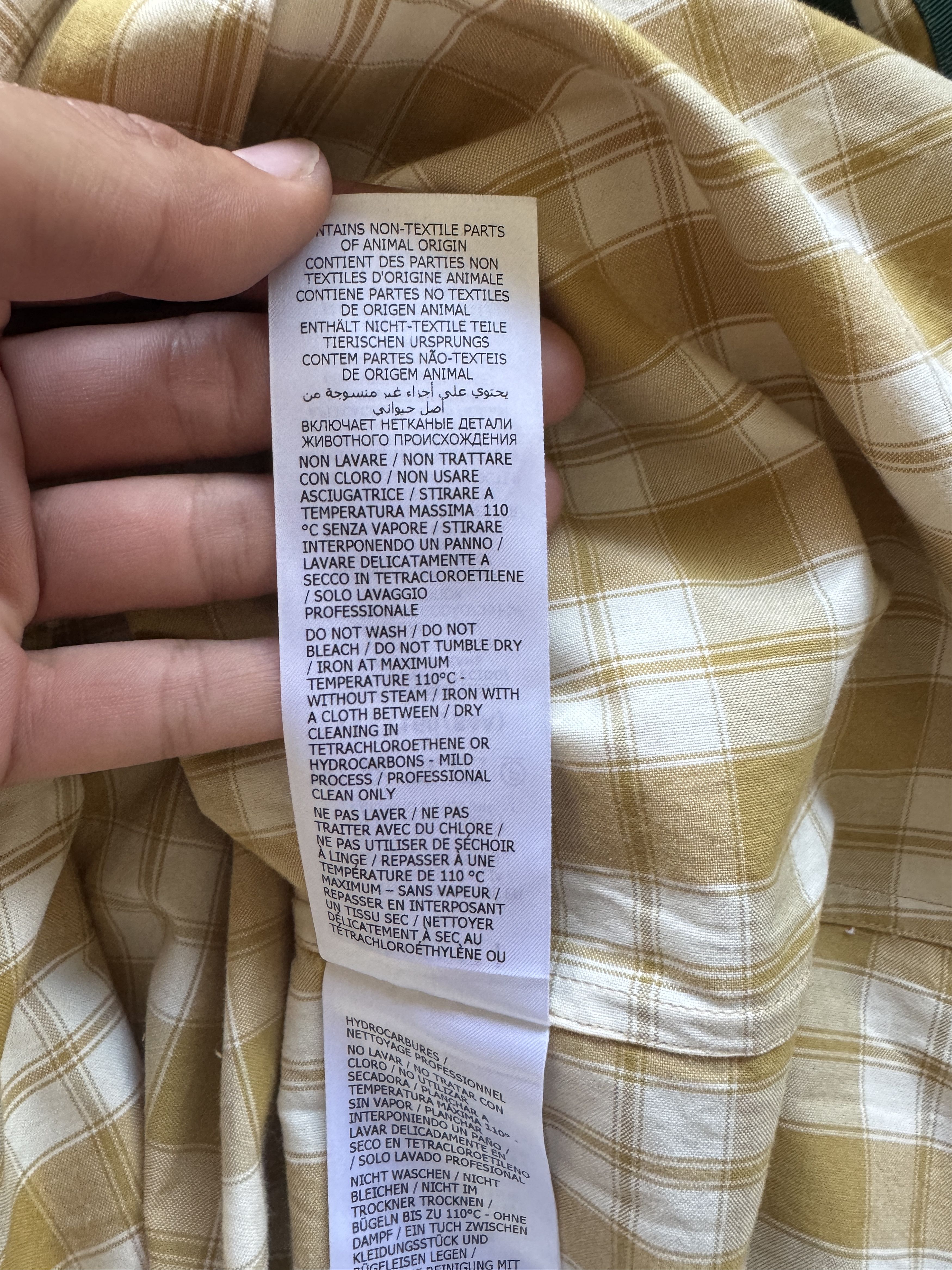 Gucci Checked Shirt with Stripes Size US S / EU 44-46 / 1 - 16 Thumbnail
