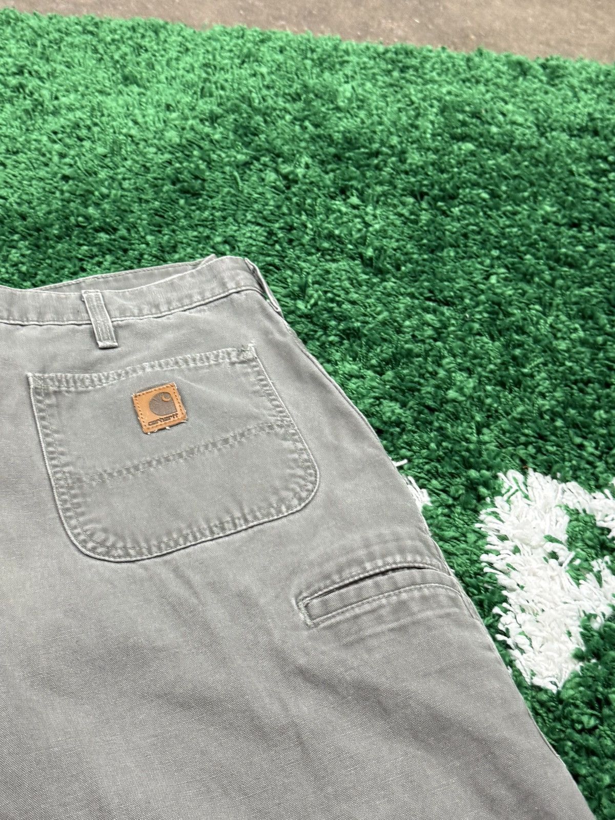 Carhartt × Vintage 2009 Carhartt Forest Green Painter Carpenter Cargo Pants 40 Size US 40 / EU 56 - 3 Thumbnail