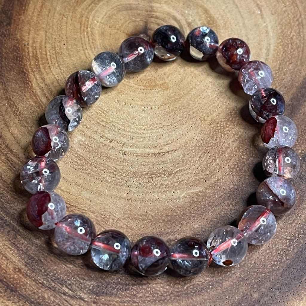 Other Fire Quartz beaded stretch bracelet ONE NEW reiki meditation crystal healing 8mm Size ONE SIZE - 4 Thumbnail