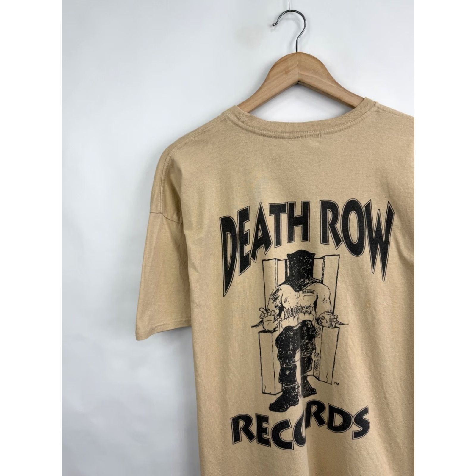 Vintage VINTAGE Death Row Records T-Shirt Hype Vtg Rare Retro Beige M/L Mens Beigh? Size US M / EU 48-50 / 2 - 4 Thumbnail