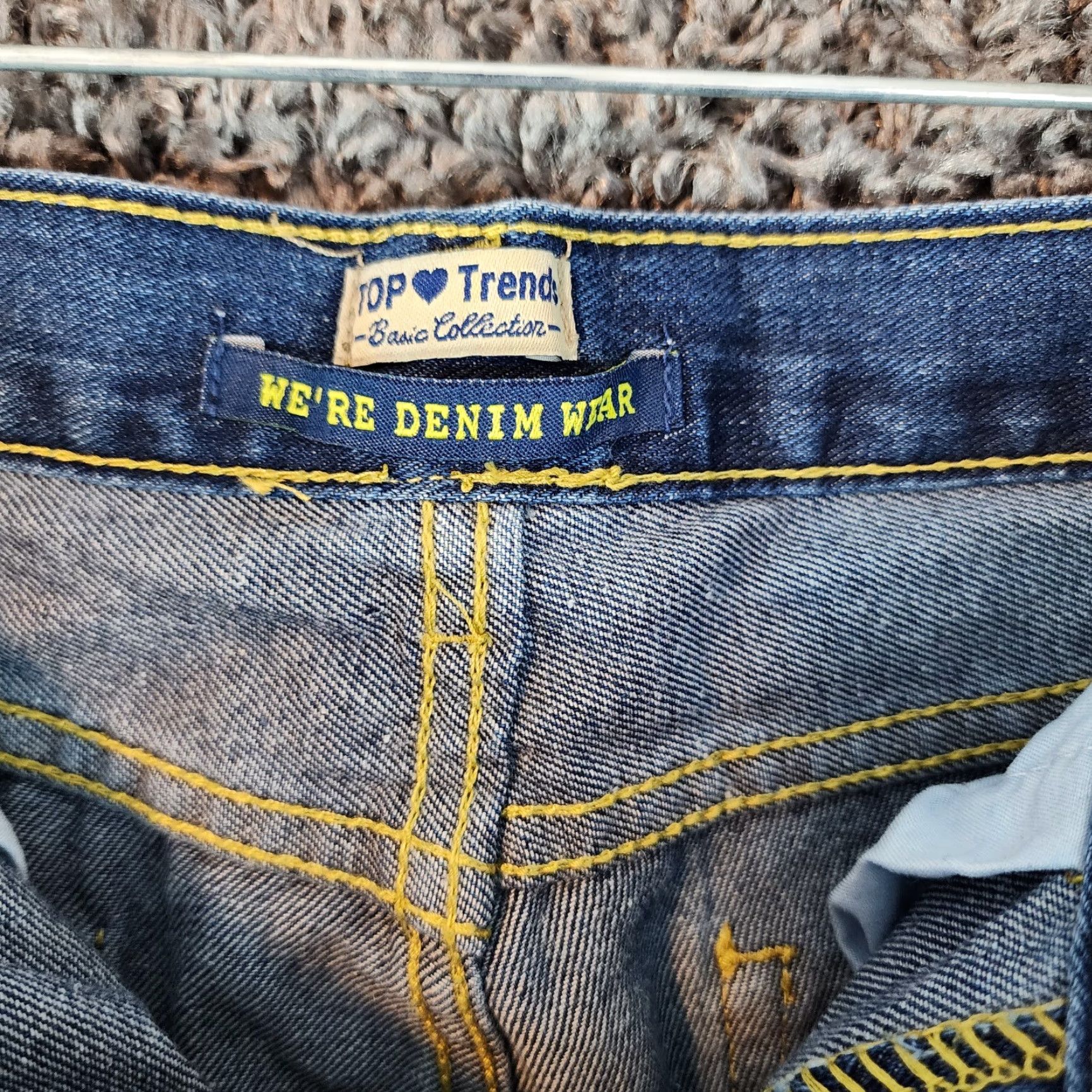 Denime VINTAGE We're Denim Wear Womens Skinny Jeans Distressed Blue 90s Size 29 Size 24" / US 00 / IT 34 - 4 Thumbnail