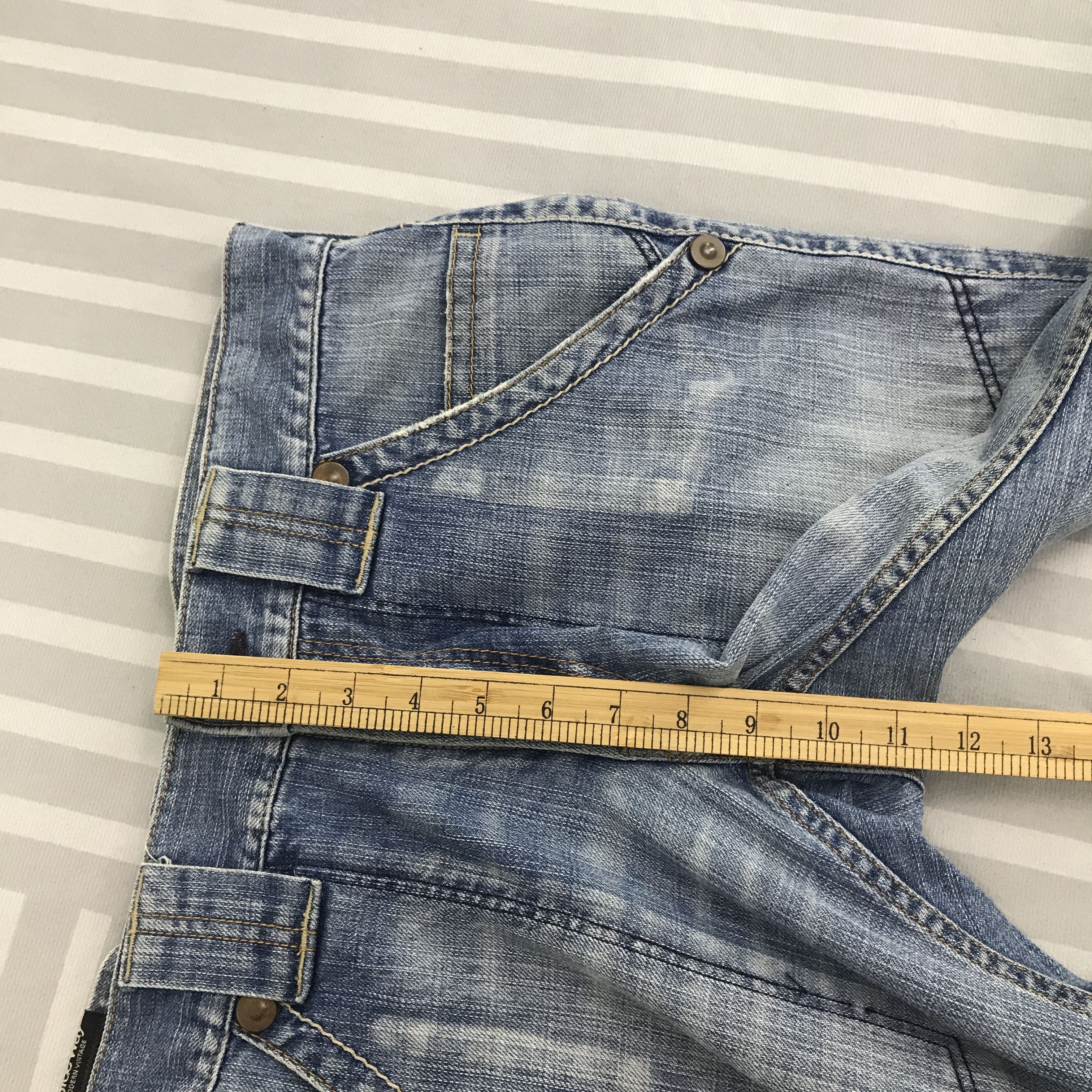 Japanese Brand × Vintage Vintage Blue Way Japan Union Made Baggy Jeans pants Size US 32 / EU 48 - 8 Thumbnail