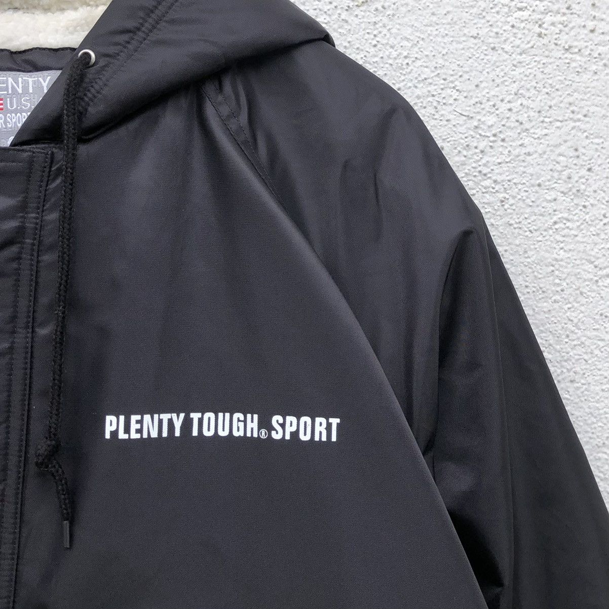 Shorty's Skateboards VTG 90s PLENTY TOUGH SPORT Lined Fleece Nylon Parka Jacket Size US M / EU 48-50 / 2 - 7 Thumbnail