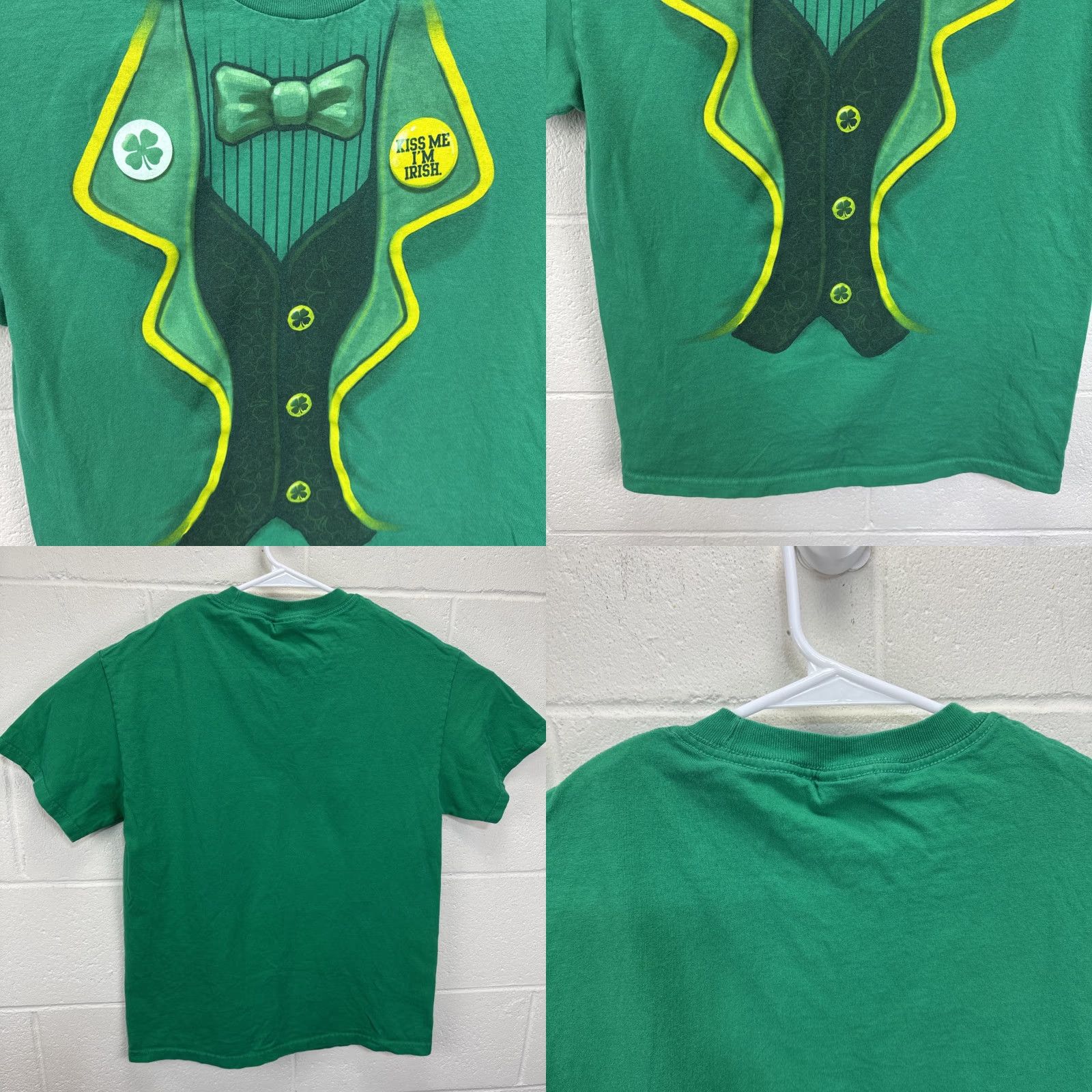 Vintage VINTAGE ST PATRICK’S DAY T SHIRT Green 90s Irish Leprechaun Logo Regular Medium Mens T-Shirt Size US M / EU 48-50 / 2 - 8 Thumbnail