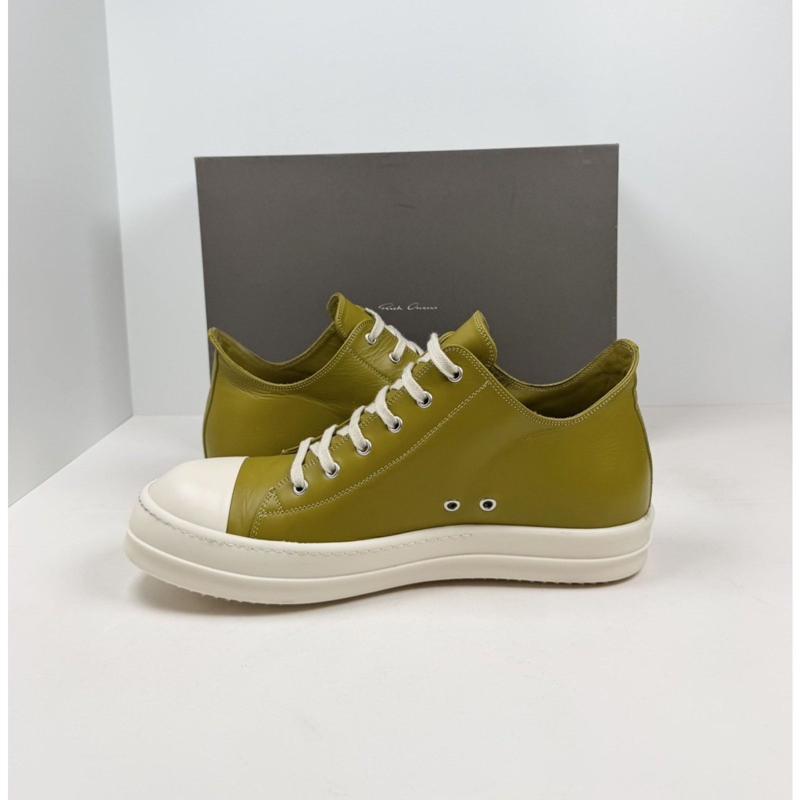 Rick Owens Size 45EU/12US - Rick Owen’s Leather Mainline Ramones Acid Size US 12 / EU 45 - 6 Thumbnail