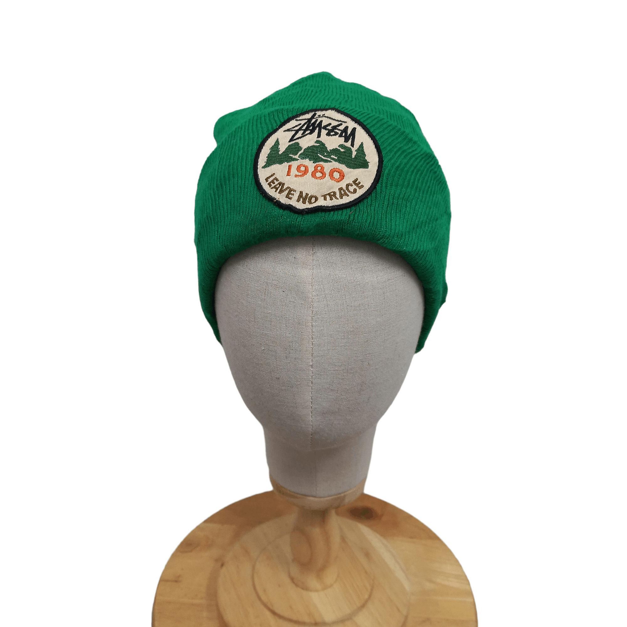 💥Vintage stussy patch beanie hat