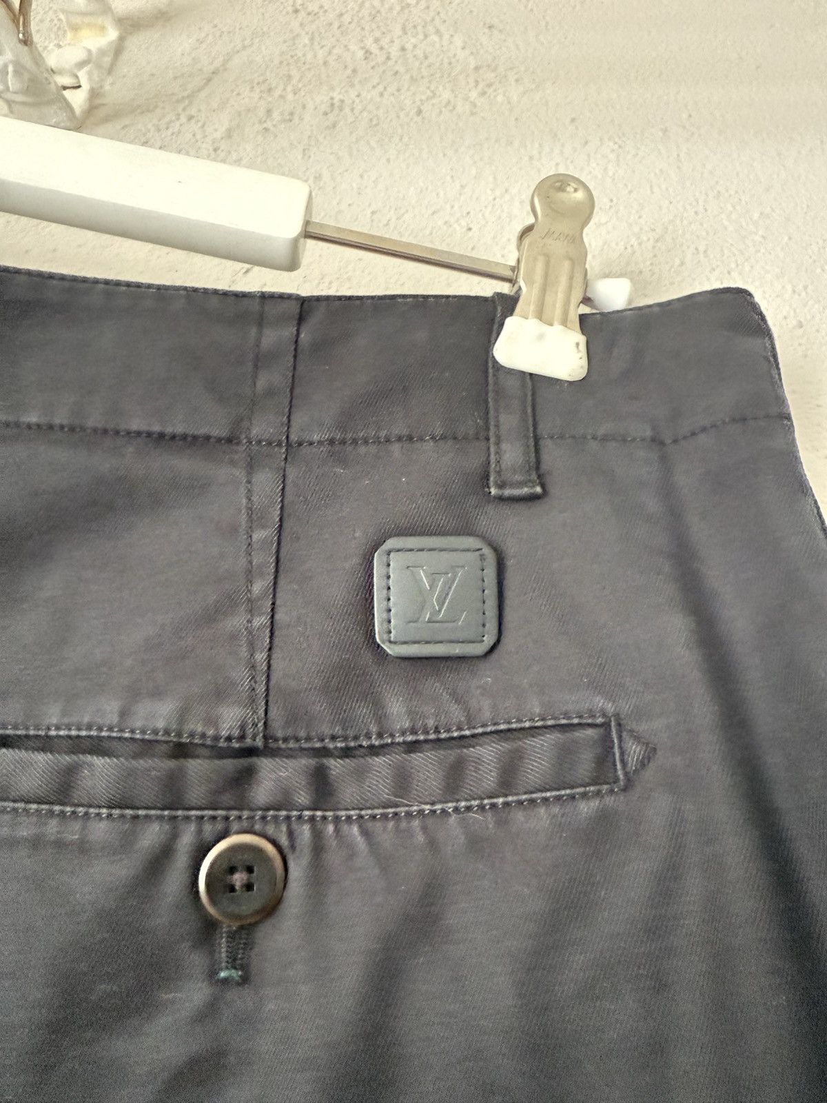 Louis Vuitton Louis Vuitton Black Cotton Trousers IT 48 / US 32 Size US 32 / EU 48 - 6 Thumbnail