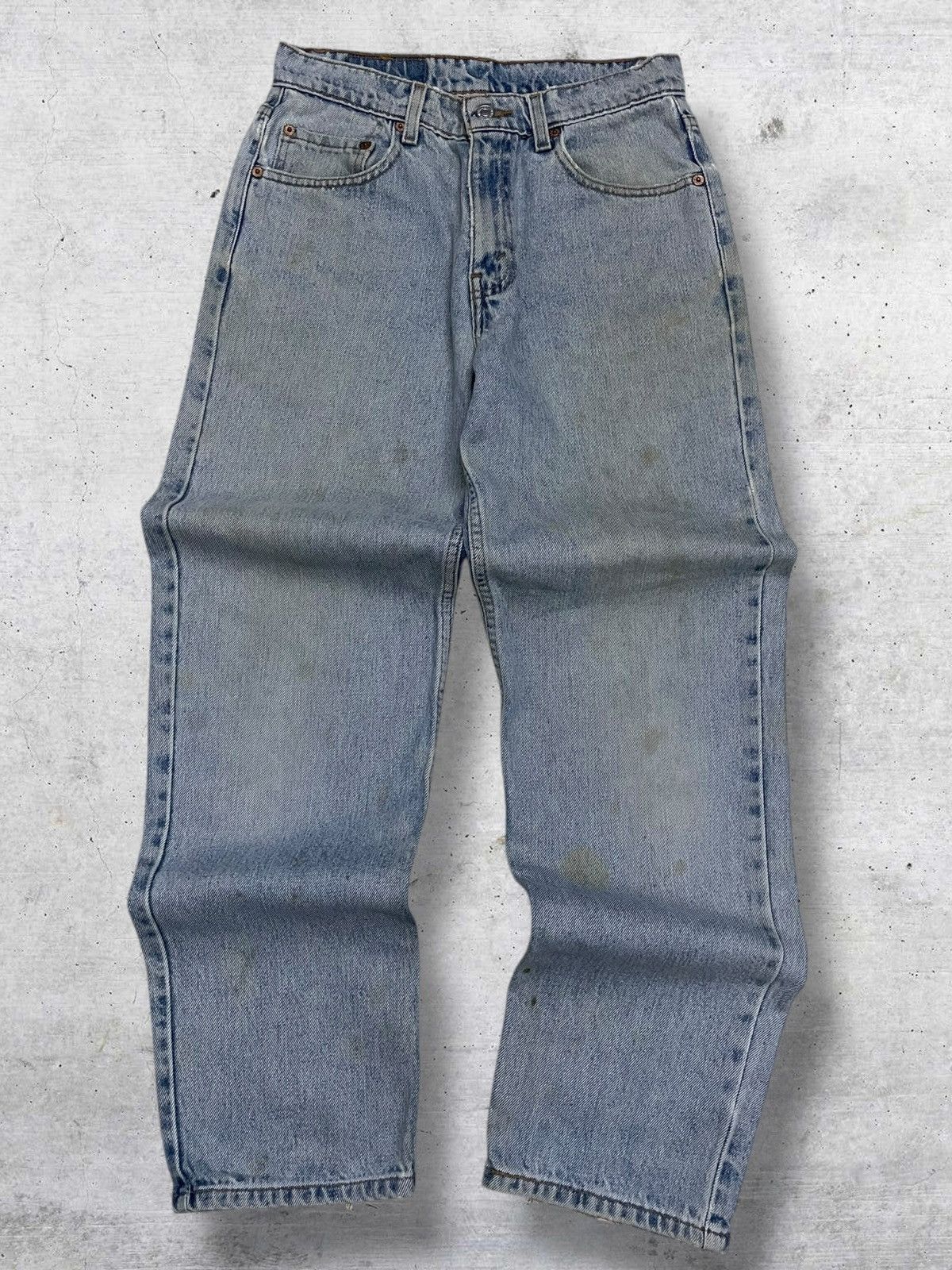 VINTAGE 550 LEVIS USA DESIGNER 90S RELAXED MUDWASH OG DENIM