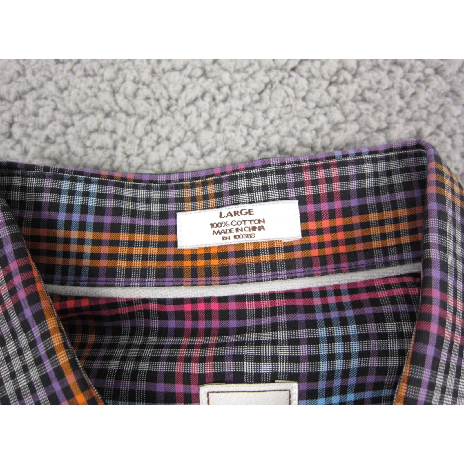 Peter Millar Peter Millar Shirt Adult Large Pink Purple Blue Cotton Colorful Mens Button Up Size US L / EU 52-54 / 3 - 3 Thumbnail