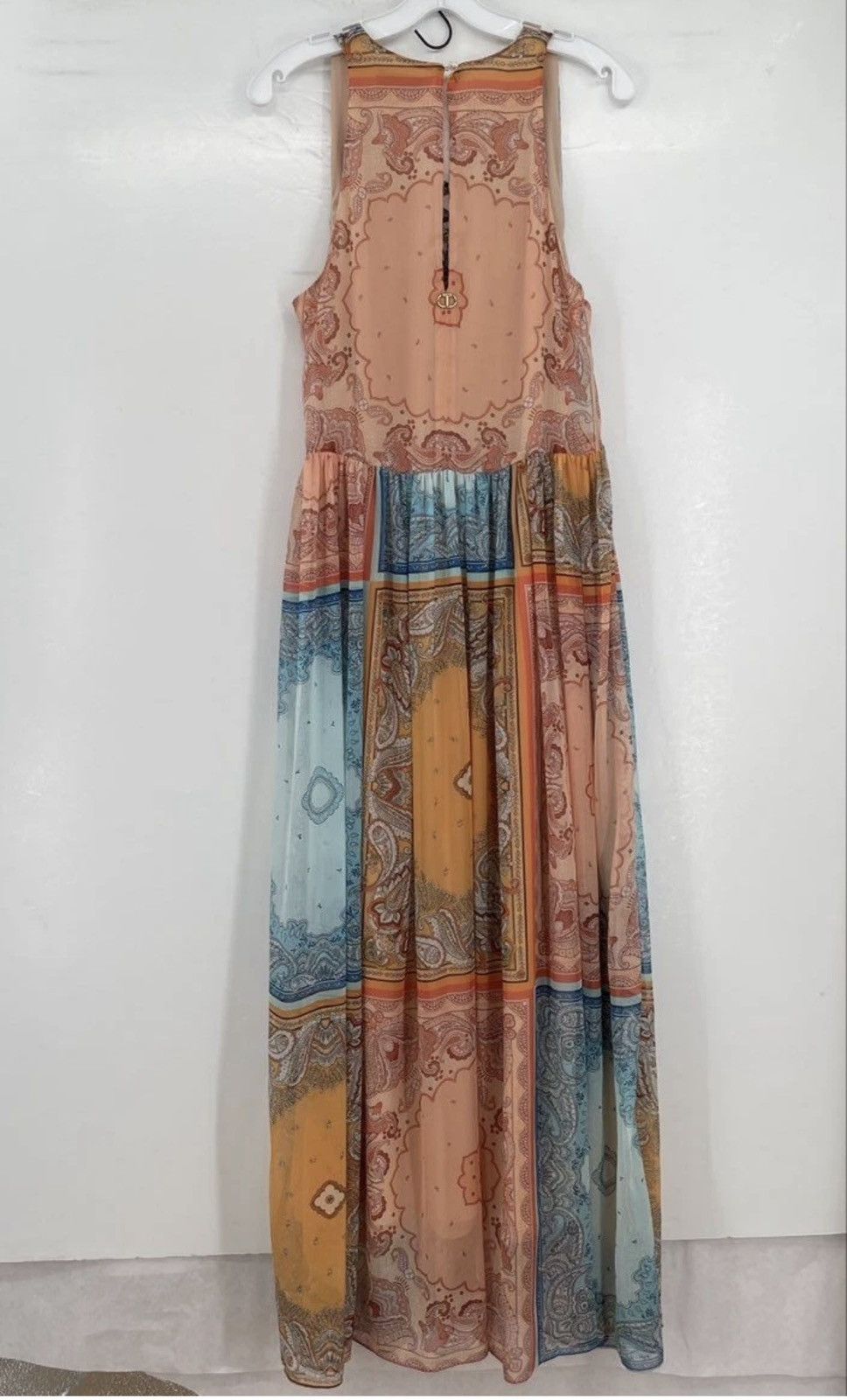TWINSET TwinSet Milano, Vibrant Patchwork Maxi Dress 42 new Size M / US 6-8 / IT 42-44 - 2 Thumbnail