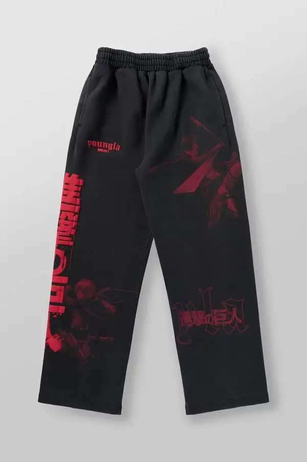 Anime Sayaka x Hioki Anime Attack On Titan Jogger Pant Size US 29 - 3 Thumbnail
