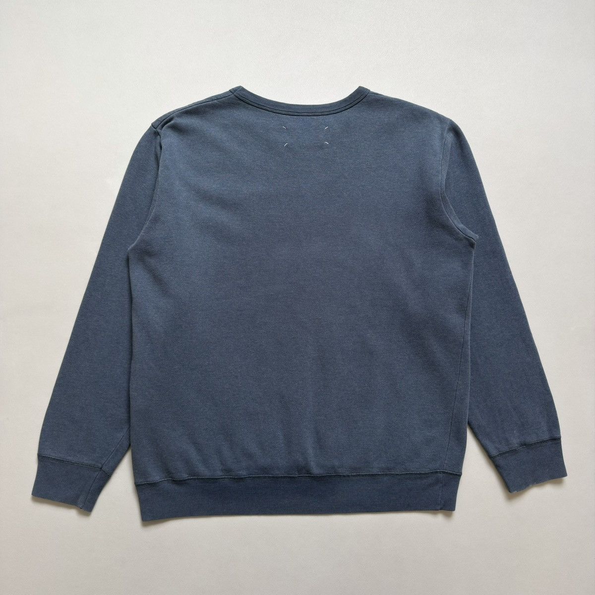 Maison Margiela Early 2000s Miss Deanna Blue Cotton Sweatshirt Size US XL / EU 56 / 4 - 13 Thumbnail