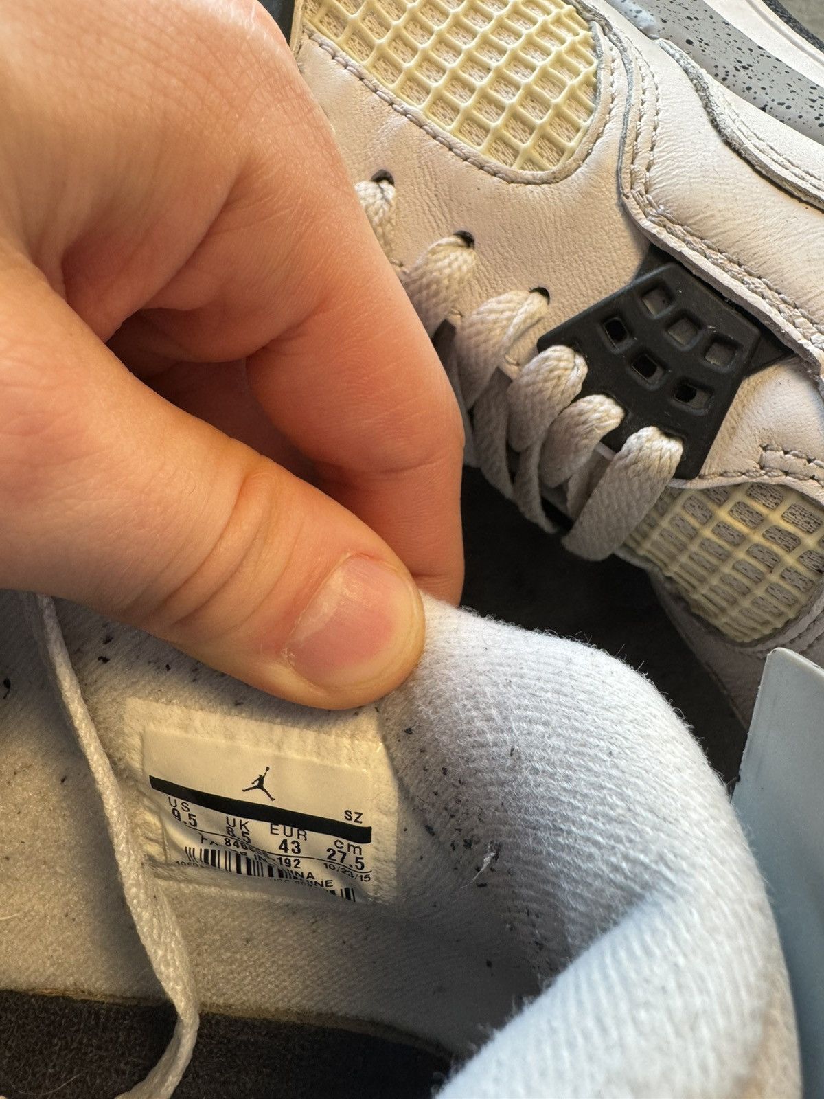 Jordan Brand Jordan 4 White Cement 2016 Size US 9.5 / EU 42-43 - 6 Thumbnail