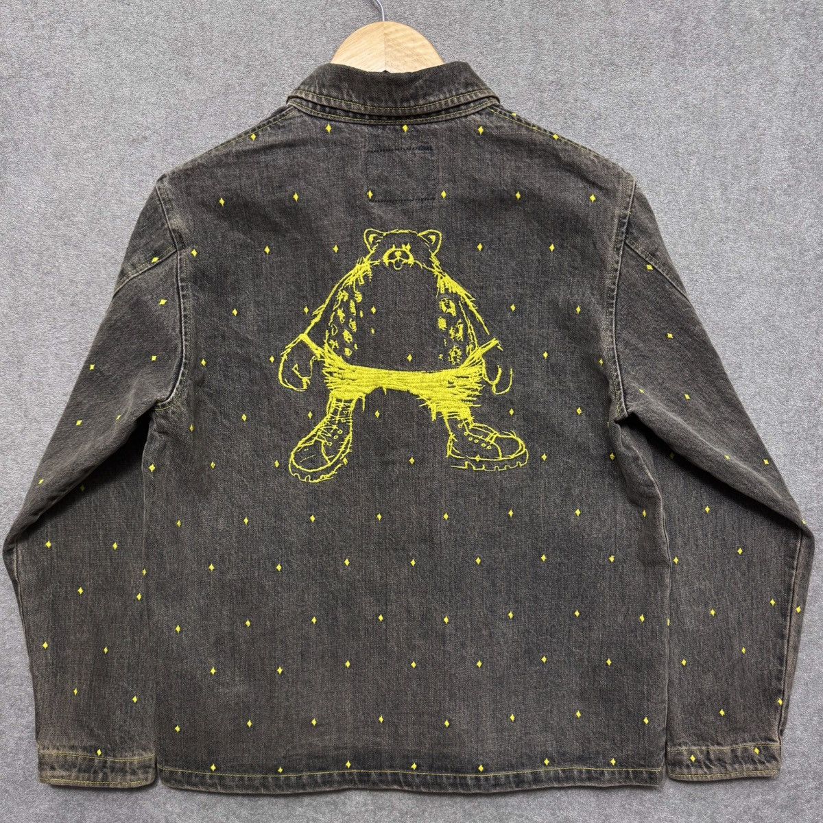 Undercover SS02 Undercover Illusion of Haze Bear Denim Jacket Size US M / EU 48-50 / 2 - 1 Thumbnail