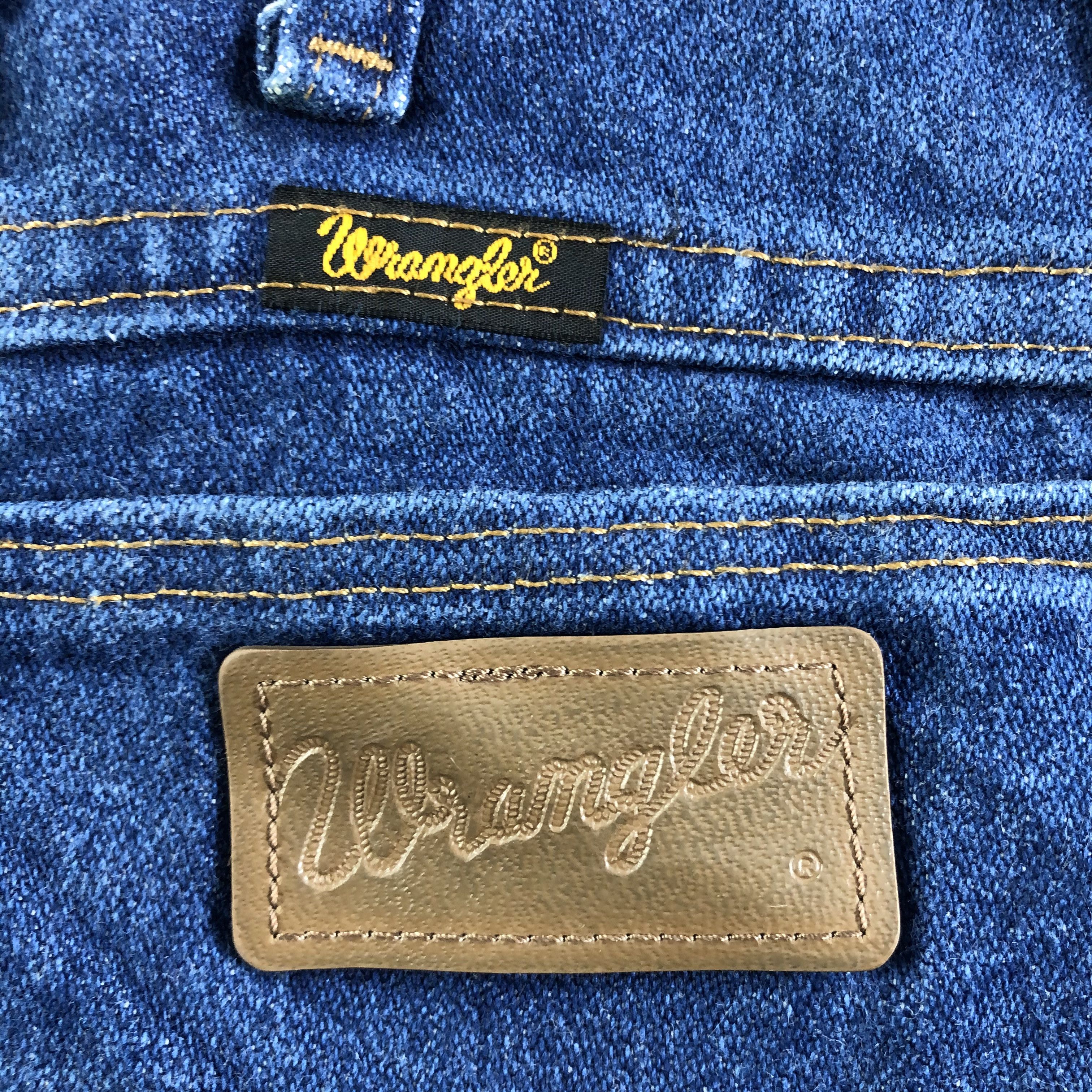 Vintage Vintage Blue Wash Wrangler Jeans-J3056 Size US 30 / EU 46 - 5 Thumbnail