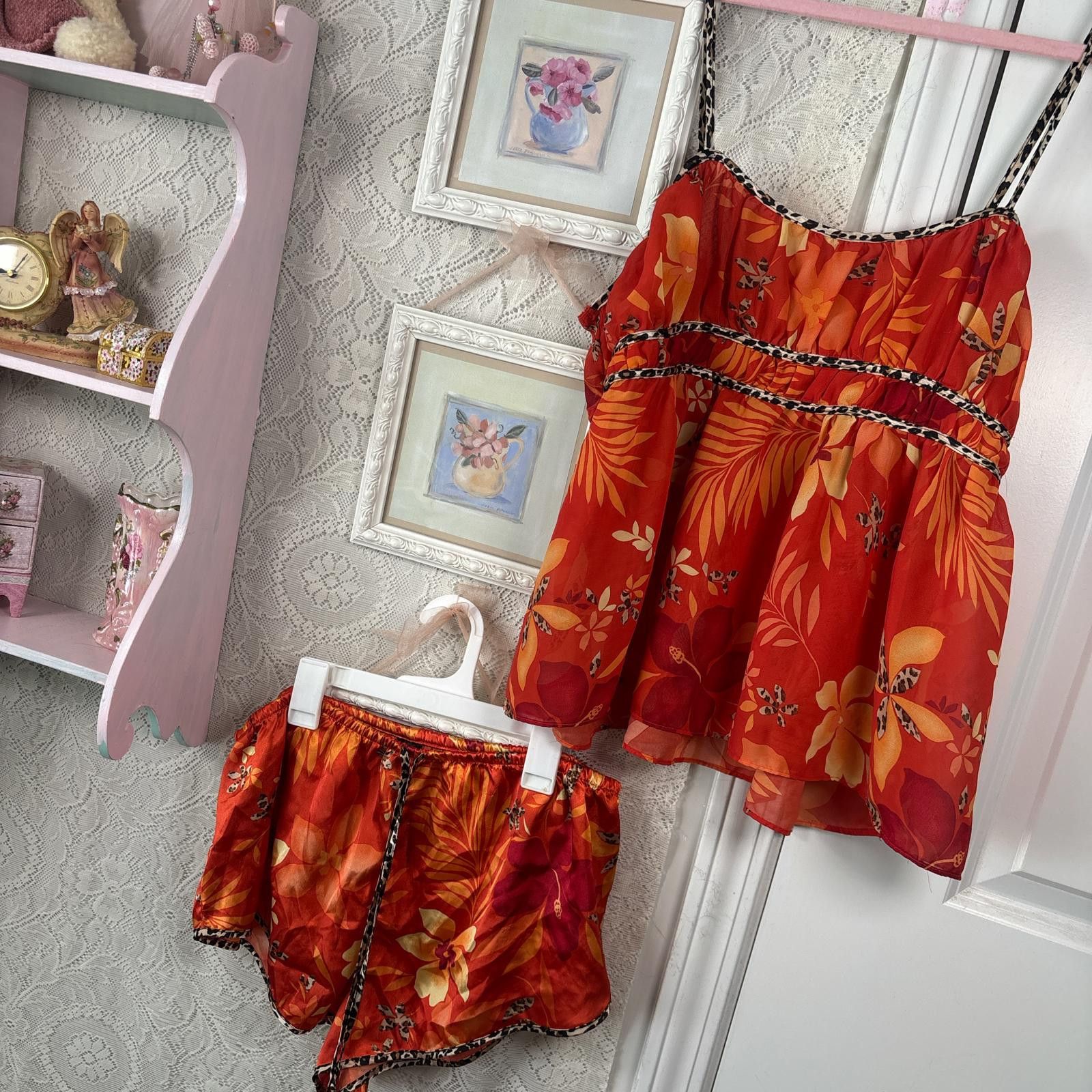 Other vintage secret treasures floral flowy set Size ONE SIZE - 3 Thumbnail
