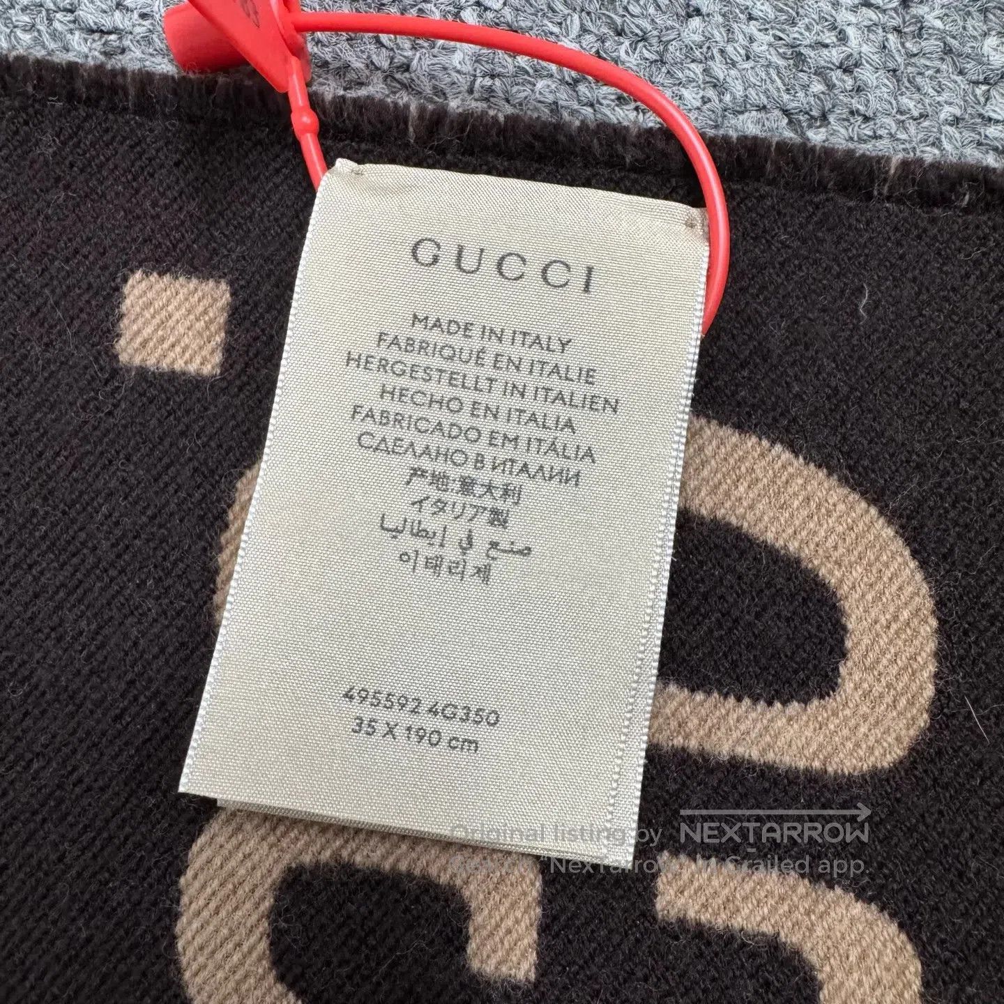 Gucci Guicci Double G full print; camel-colored double-sided jac Size ONE SIZE - 5 Thumbnail
