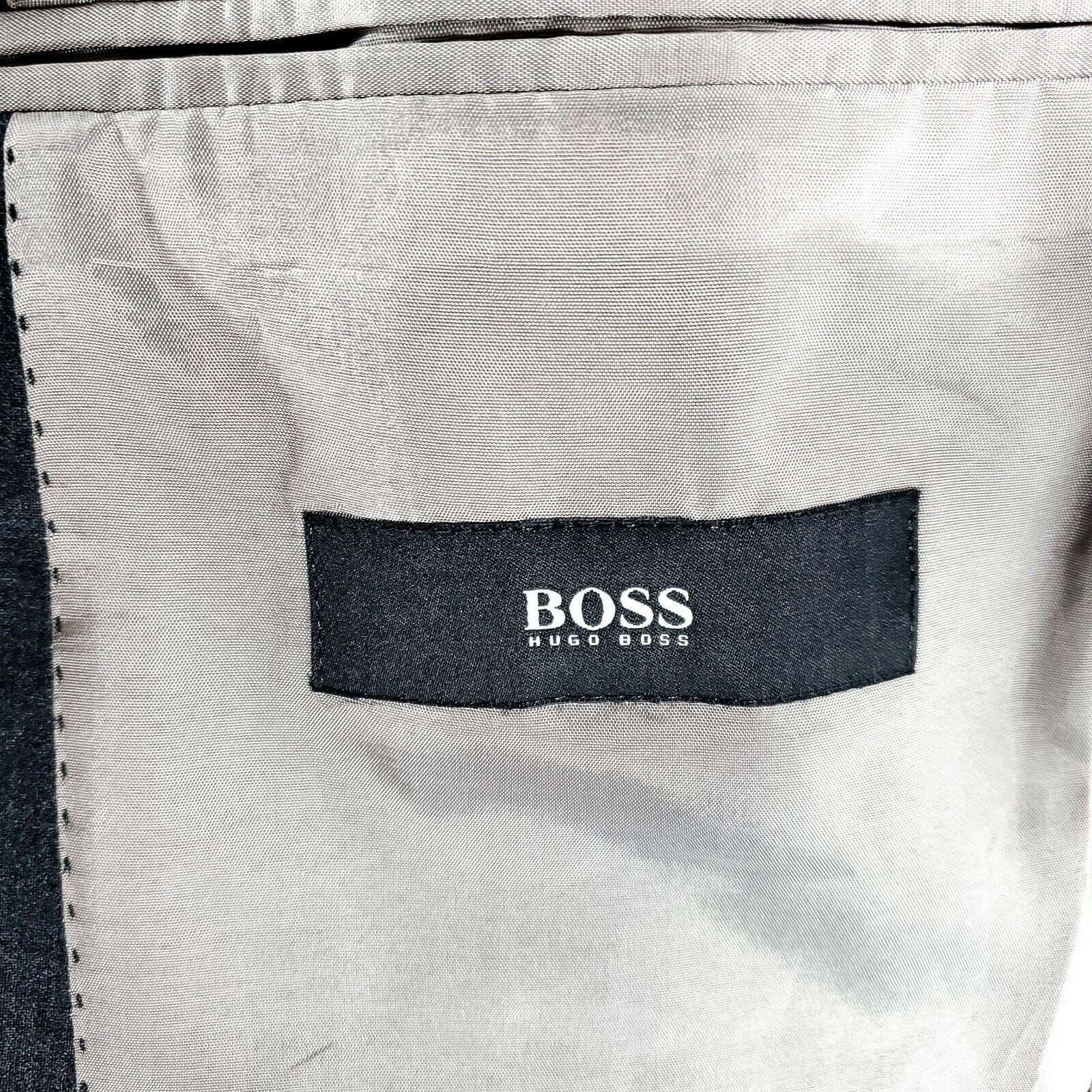 Hugo Boss Hugo Boss Guabello Super 130s Wool 3 Button Blazer 38S Gray Size 38S - 7 Thumbnail