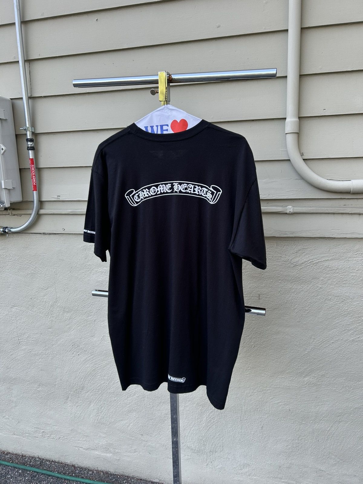 Tシャツ・カットソー Chrome Hearts Rolling Stones scroll Logo Tee Chrome Hearts Chrome Hearts x Rolling Stones scroll Logo Tee