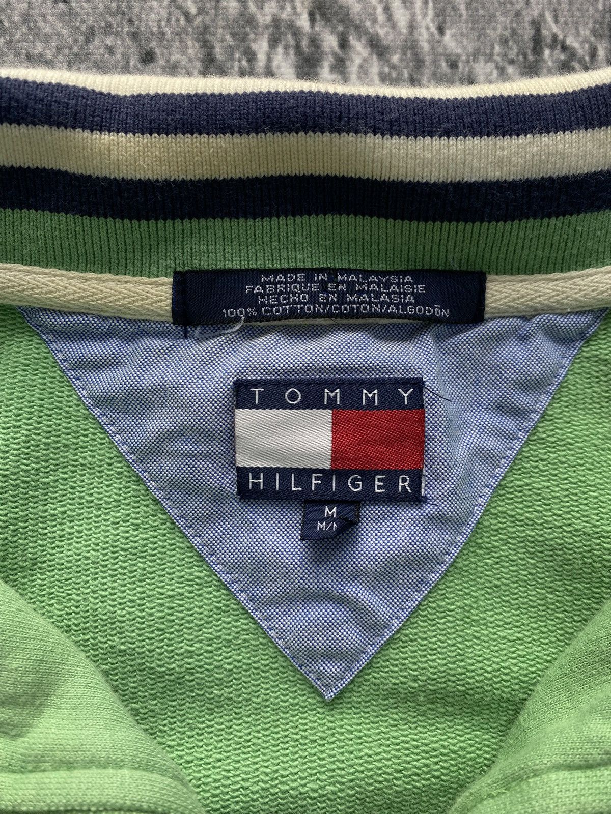 Tommy Hilfiger × Vintage Vintage Half ZIP sweatshirt Tommy Hilfiger Size US M / EU 48-50 / 2 - 8 Thumbnail