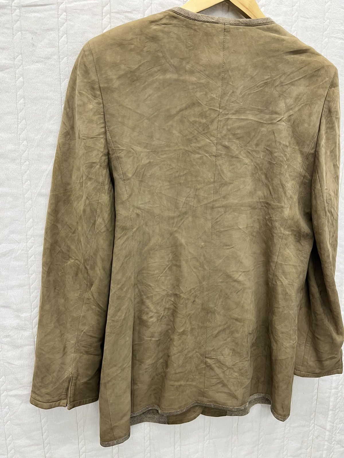 Guy Laroche × Vintage ARCHIVE🔥GUY LAROCHE SUEDE BUTTON JACKET Size M / US 6-8 / IT 42-44 - 5 Thumbnail