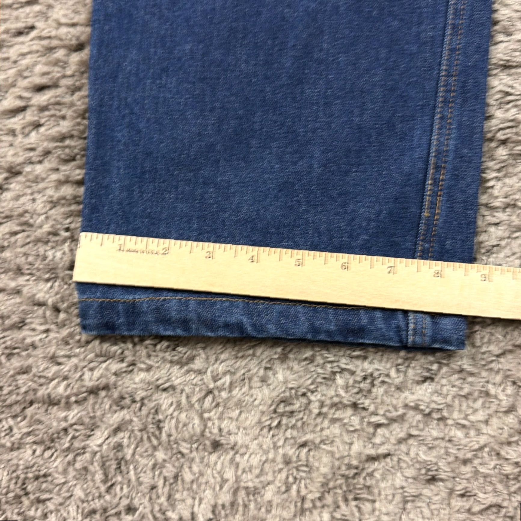 Denime Ifrline Jeans Mens 36 Straight FR Flame-Resistant Denim Dark Wash 33x33 1X28R Size US 33 - 7 Thumbnail