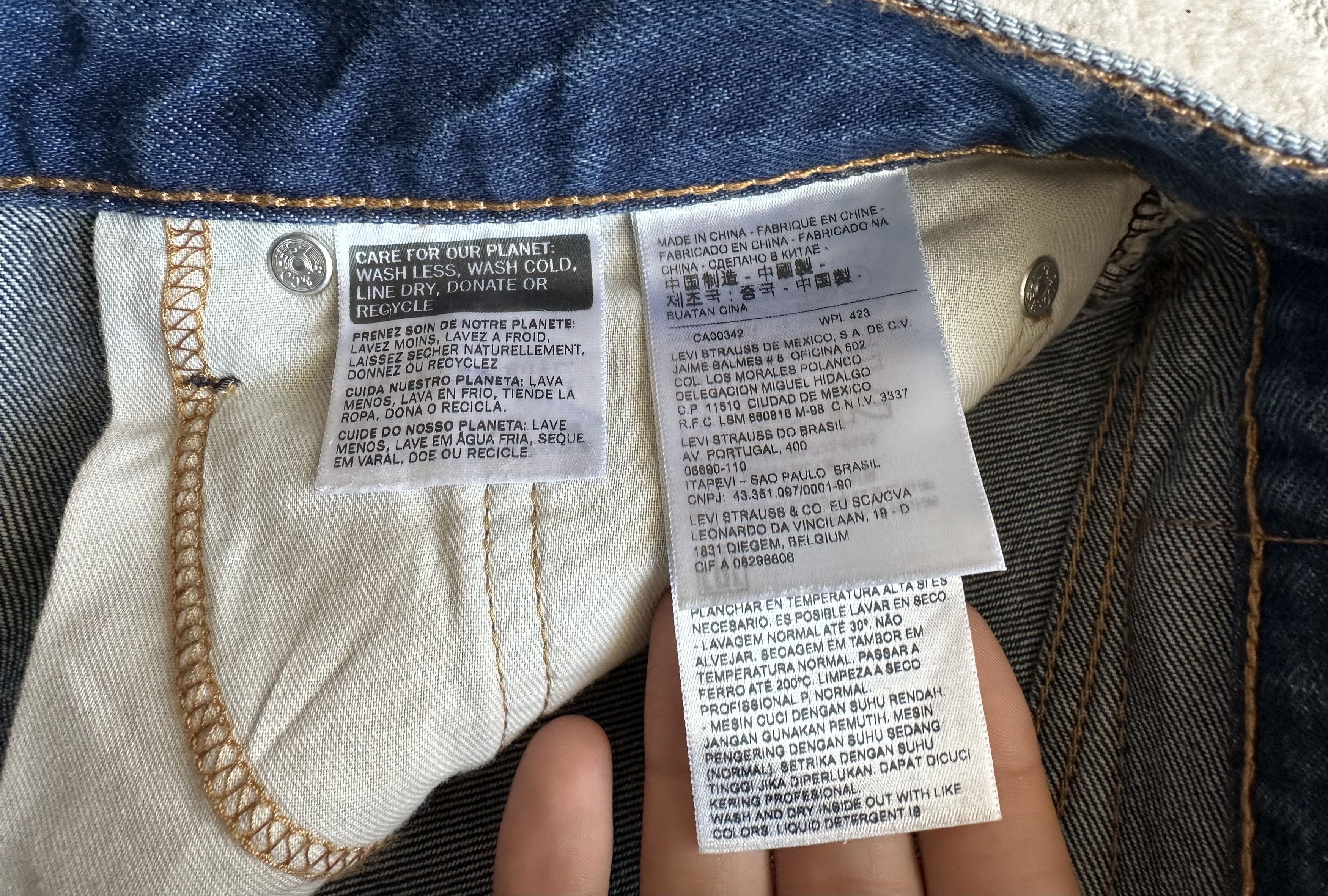 Levi's Jeans pants Levis Strauss 502 denim 31/30 Size US 31 - 7 Thumbnail