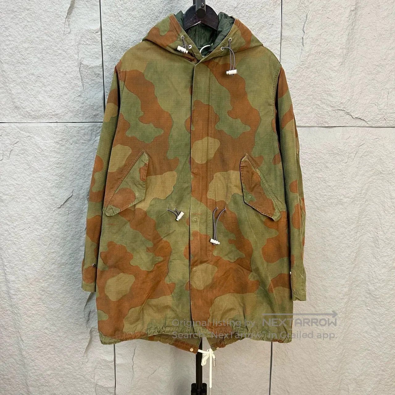 Schott off white military style jacket size XS. Size US XS / EU 42 / 0 - 1 Thumbnail