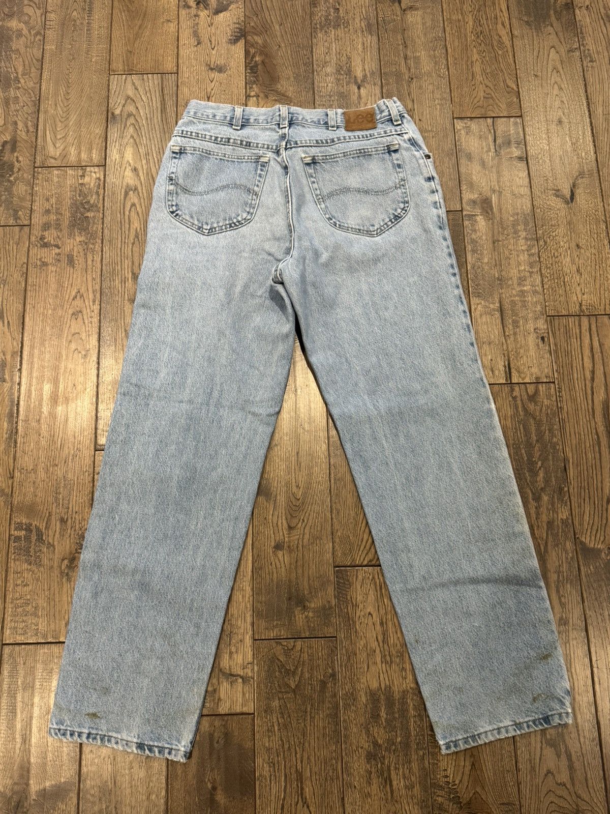 Lee Vintage 90s Lee High-Waisted Tapered "Mom" Jeans Size 32" / US 10 / IT 46 - 2 Thumbnail