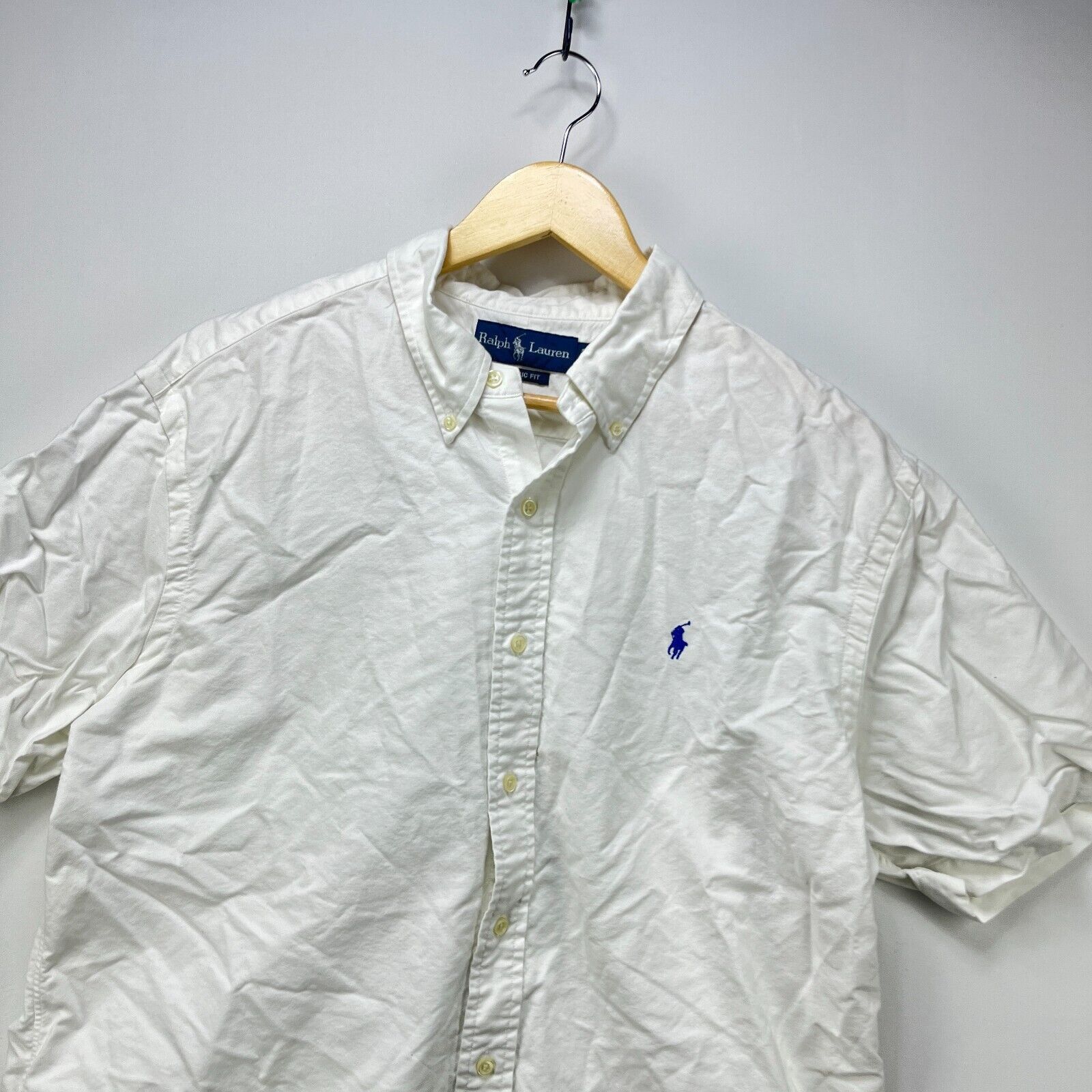 Polo Ralph Lauren × Vintage Vintage Polo Ralph Lauren Button Up Pony Short Sleeve XL Size US XL / EU 56 / 4 - 2 Thumbnail