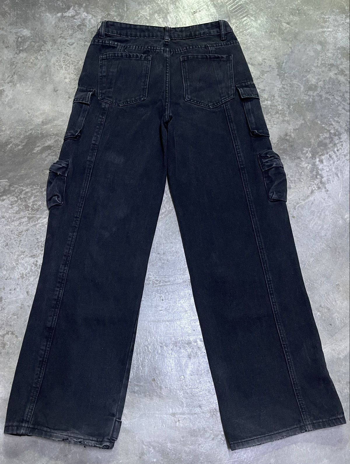 Japanese Brand Baggy Jeans Japan Cargo Pant Edikted Size US 30 / EU 46 - 2 Thumbnail