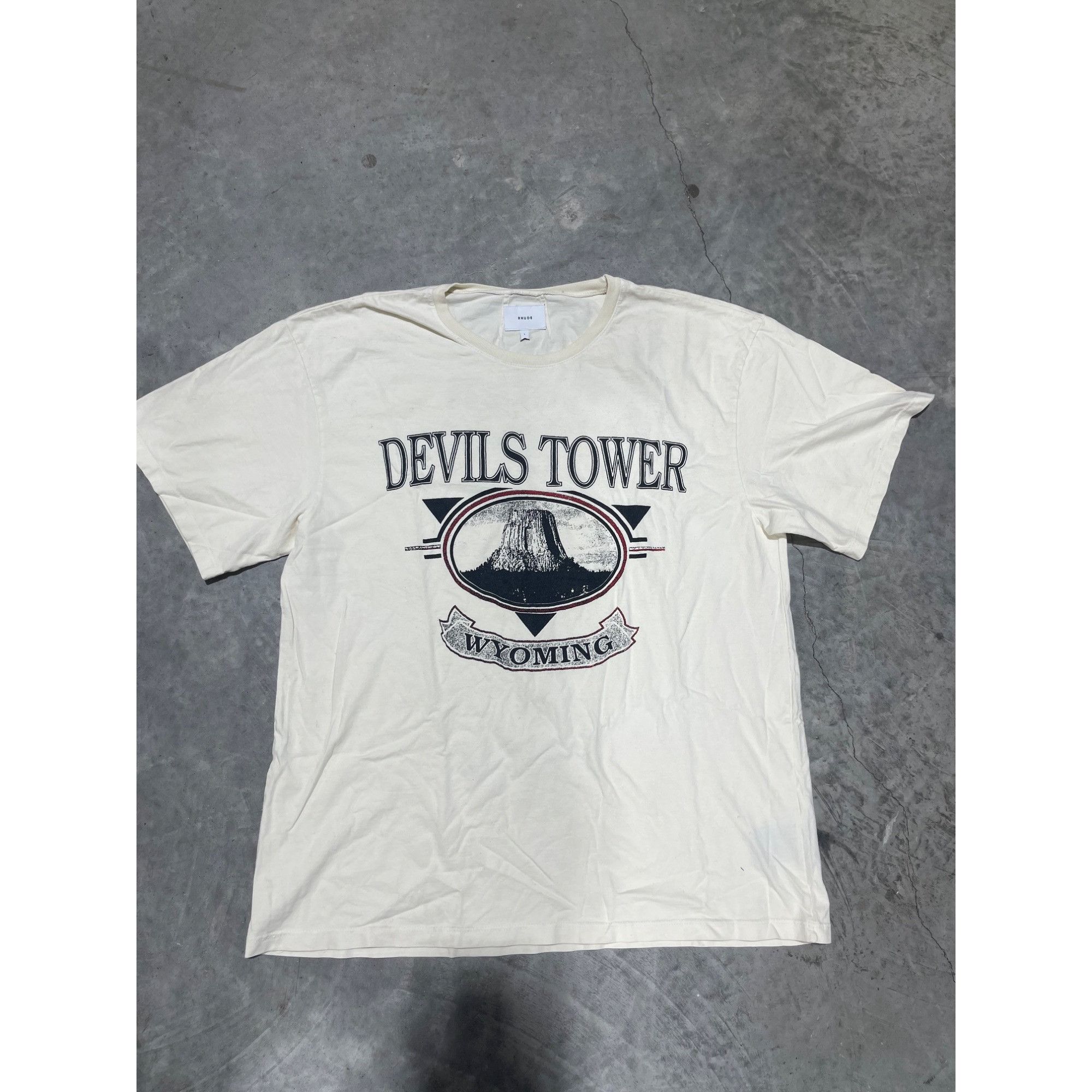 Rhude NEW RHUDE DEVIL TOWER TEE SZ LARGE Size US L / EU 52-54 / 3 - 4 Thumbnail
